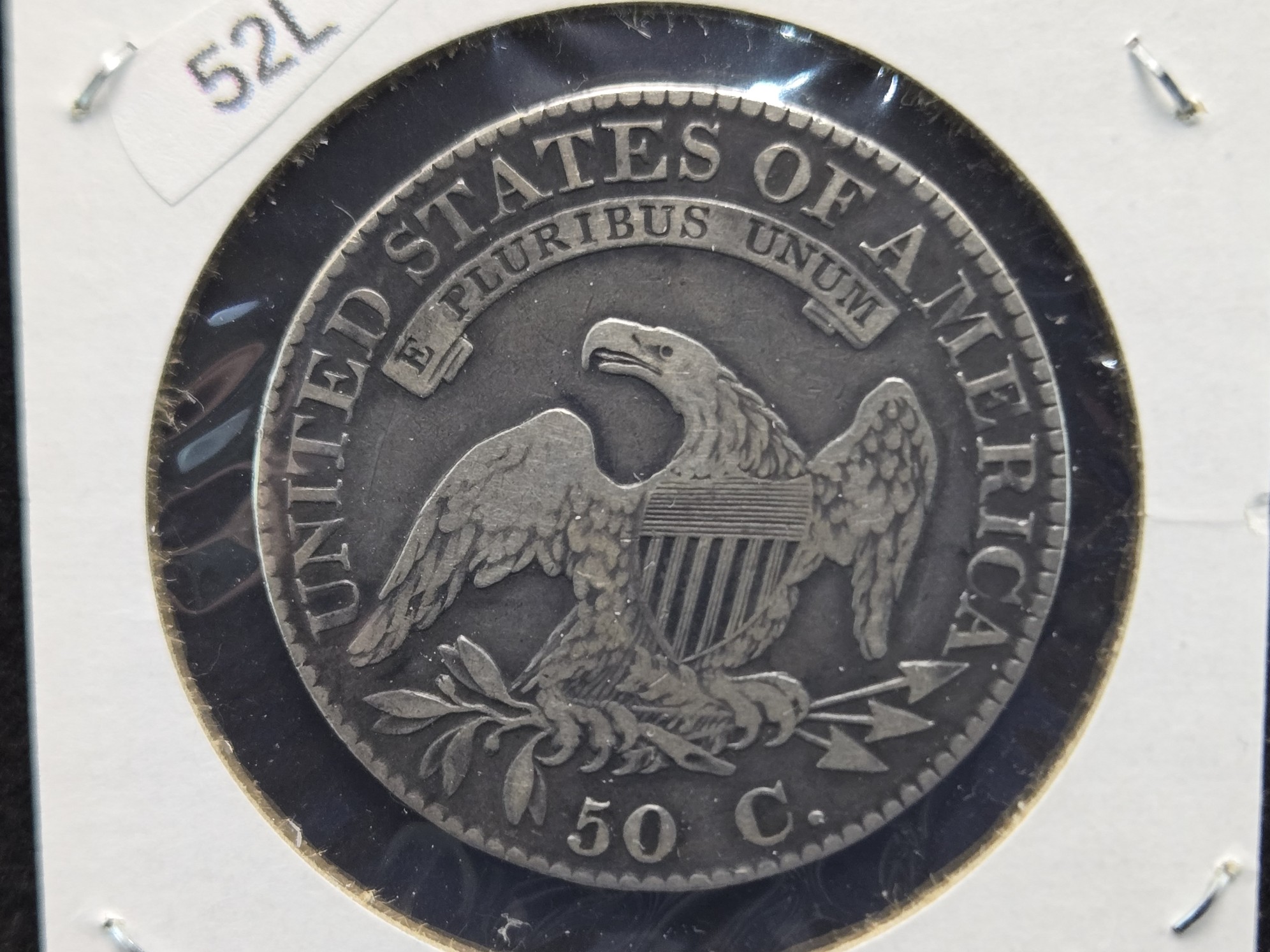 1823 Capped Bust Silver Half Dollar