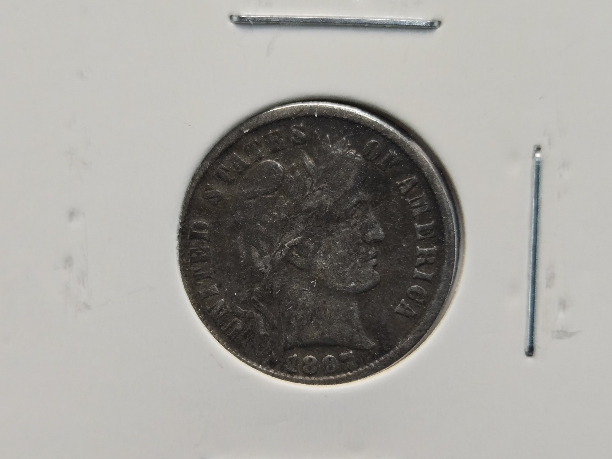 1897 Barber 90% Silver Dime