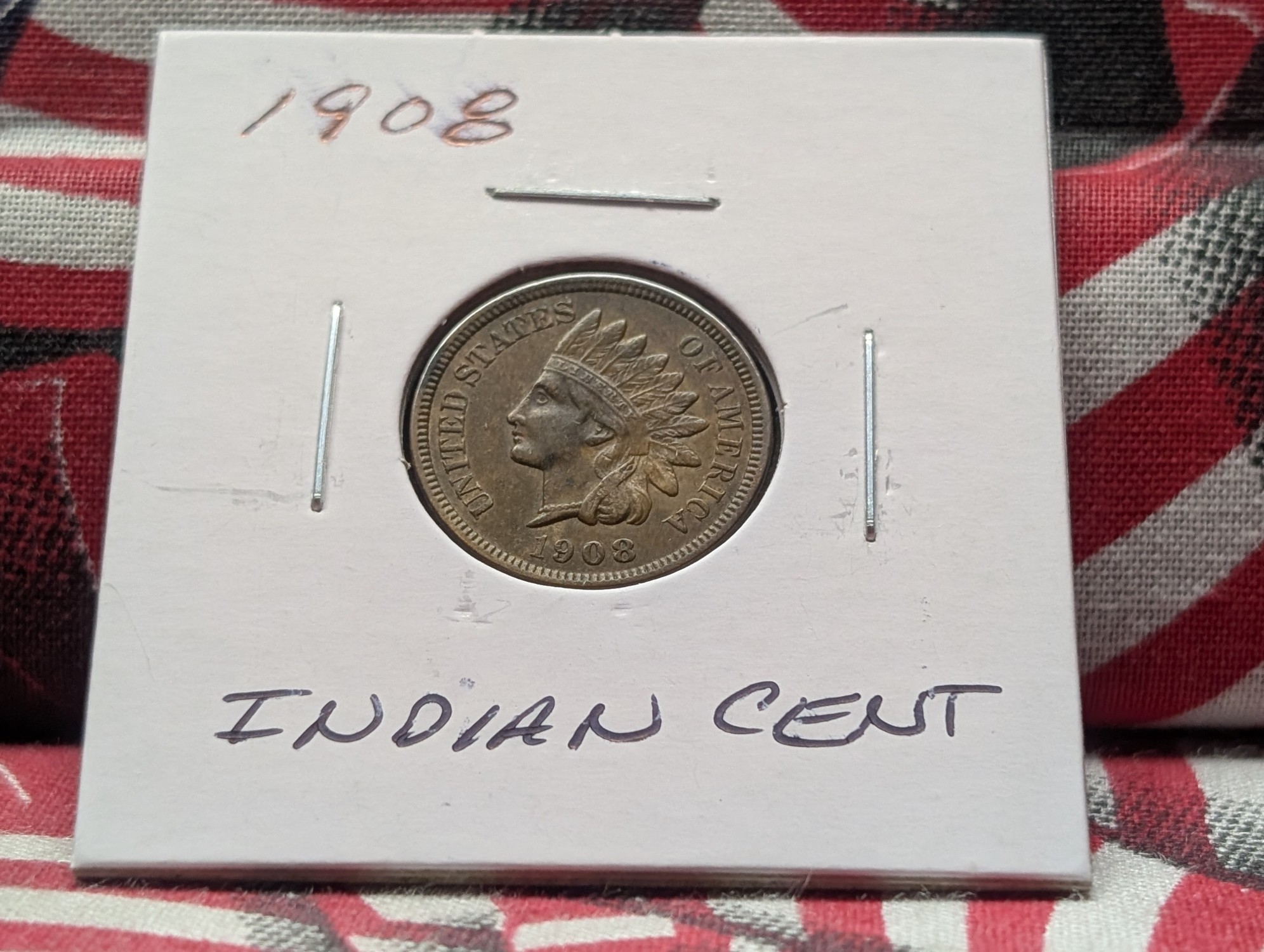 1908 Indian Head Cent
