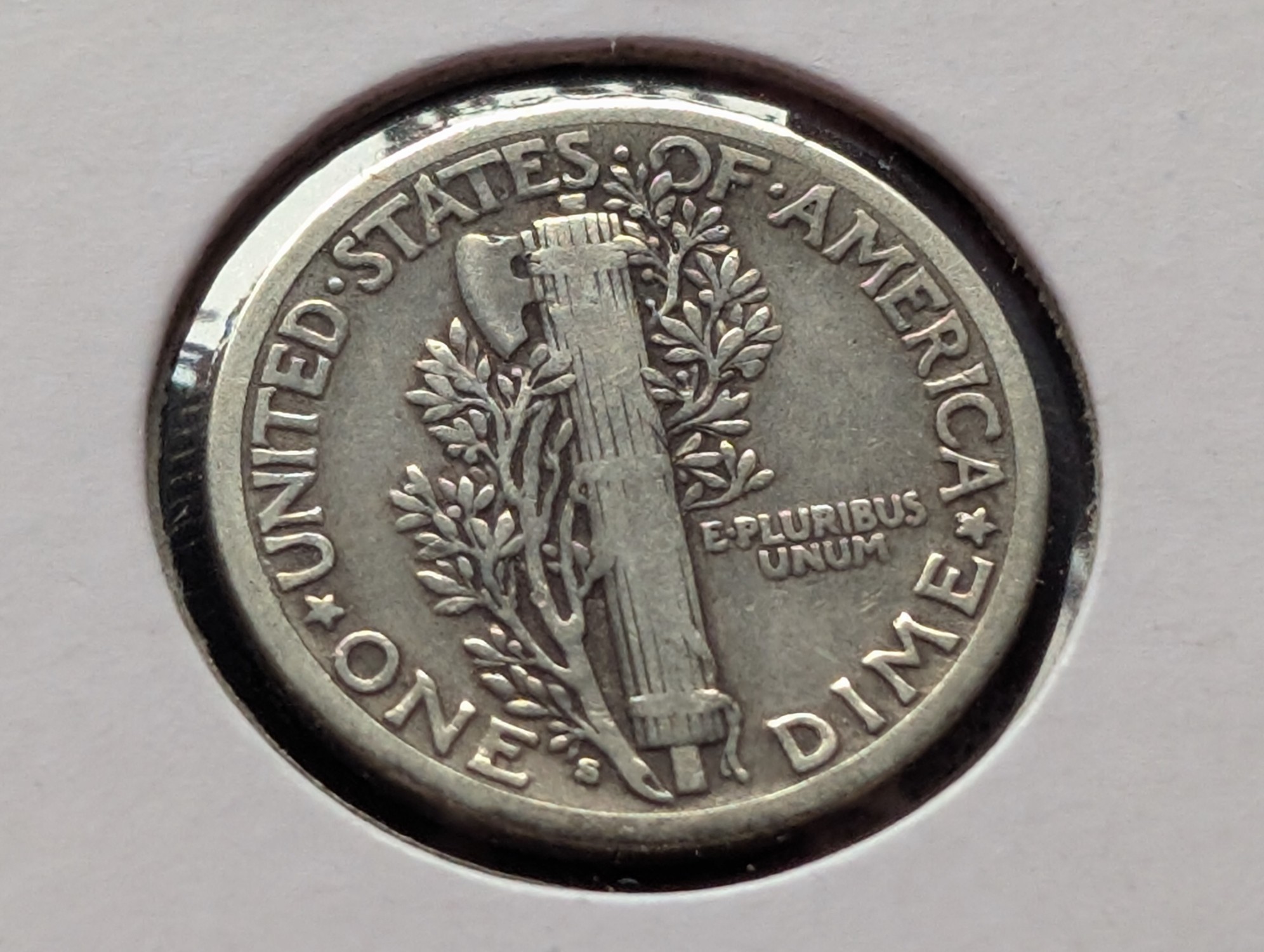1916-S Mercury 90% Silver Dime