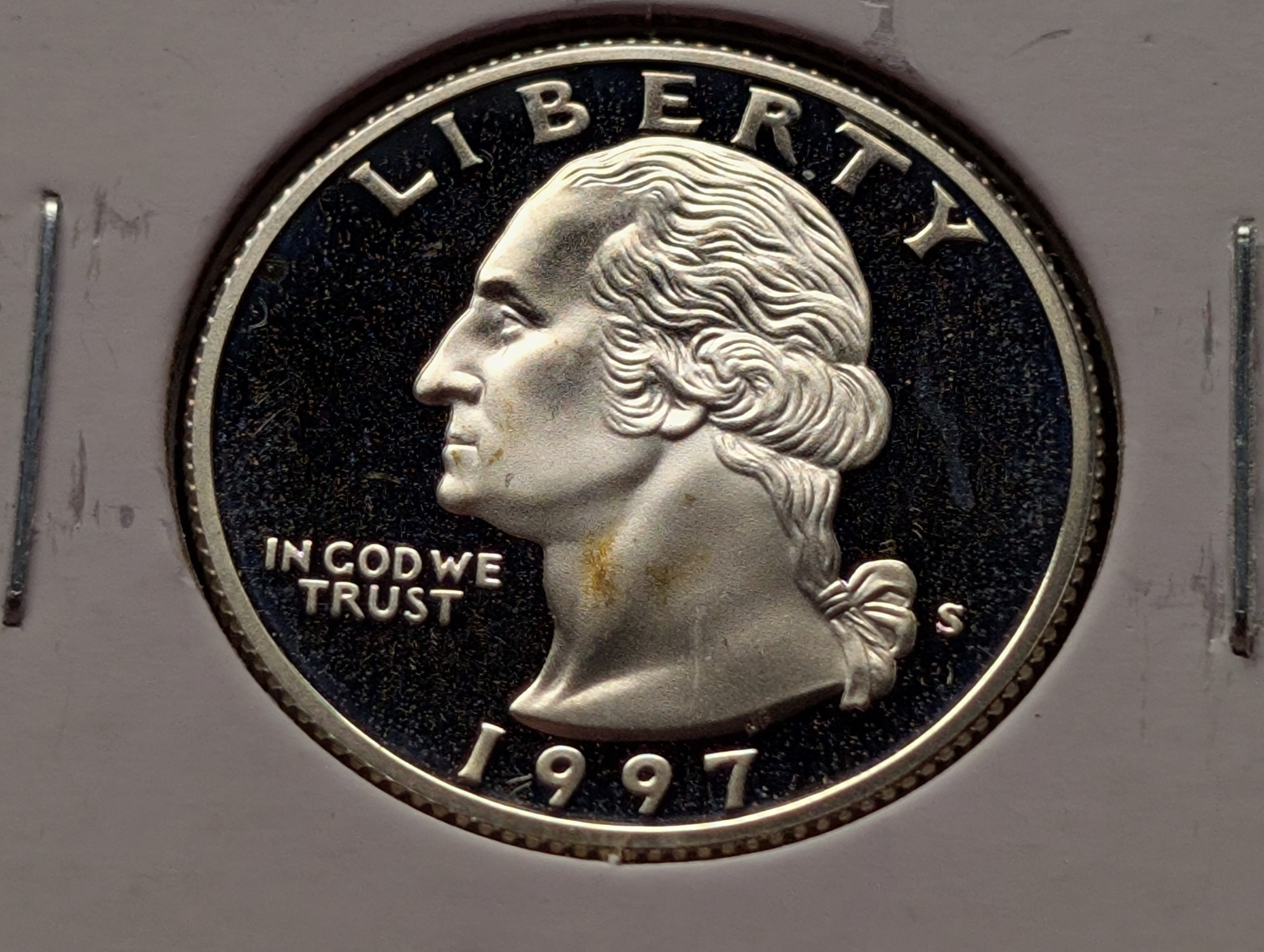 1997-S Proof Washington 90% Silver Quarter