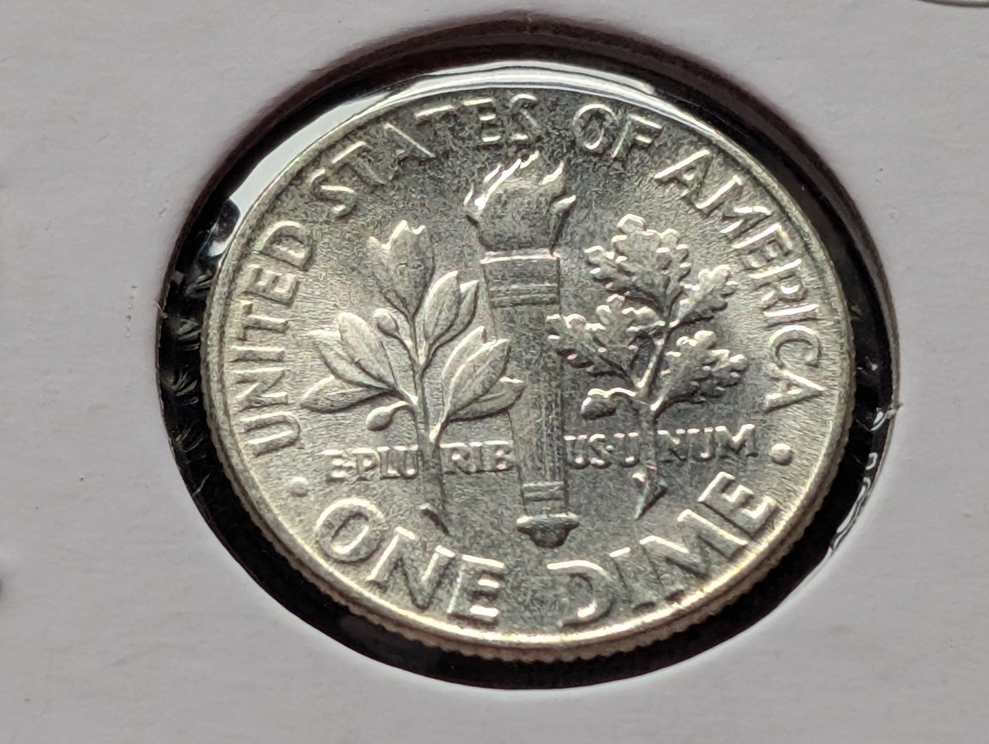 1951 Roosevelt 90% Silver Dime - UNC.
