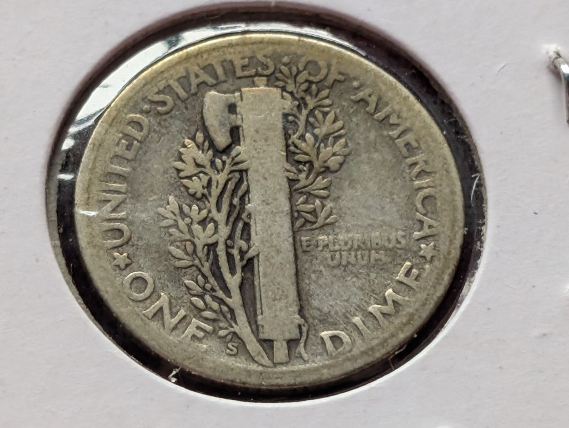 1925-S Mercury 90% Silver Dime