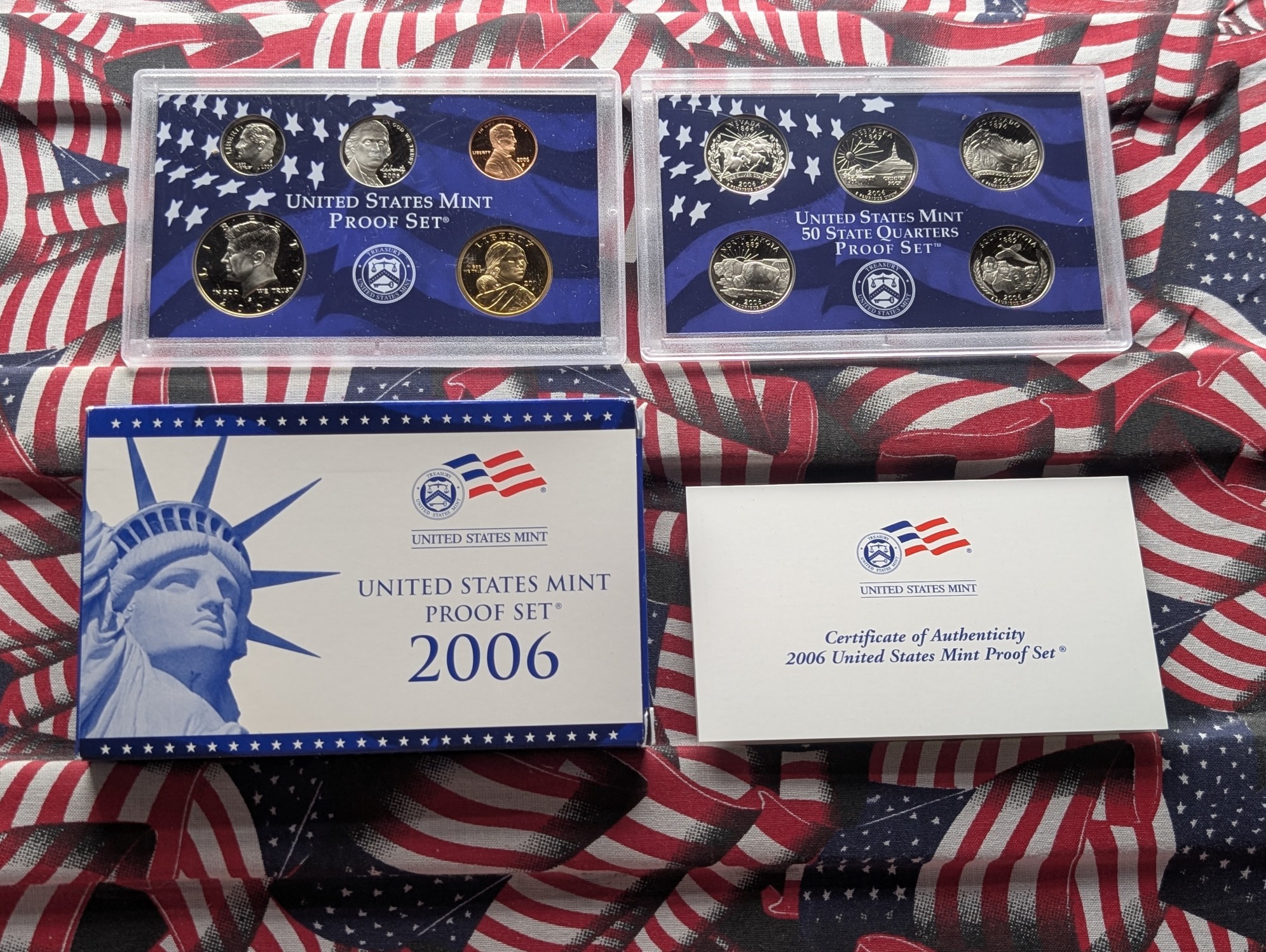 2006-S U.S. Mint Proof Set with State Quarters in OGP w/ COA