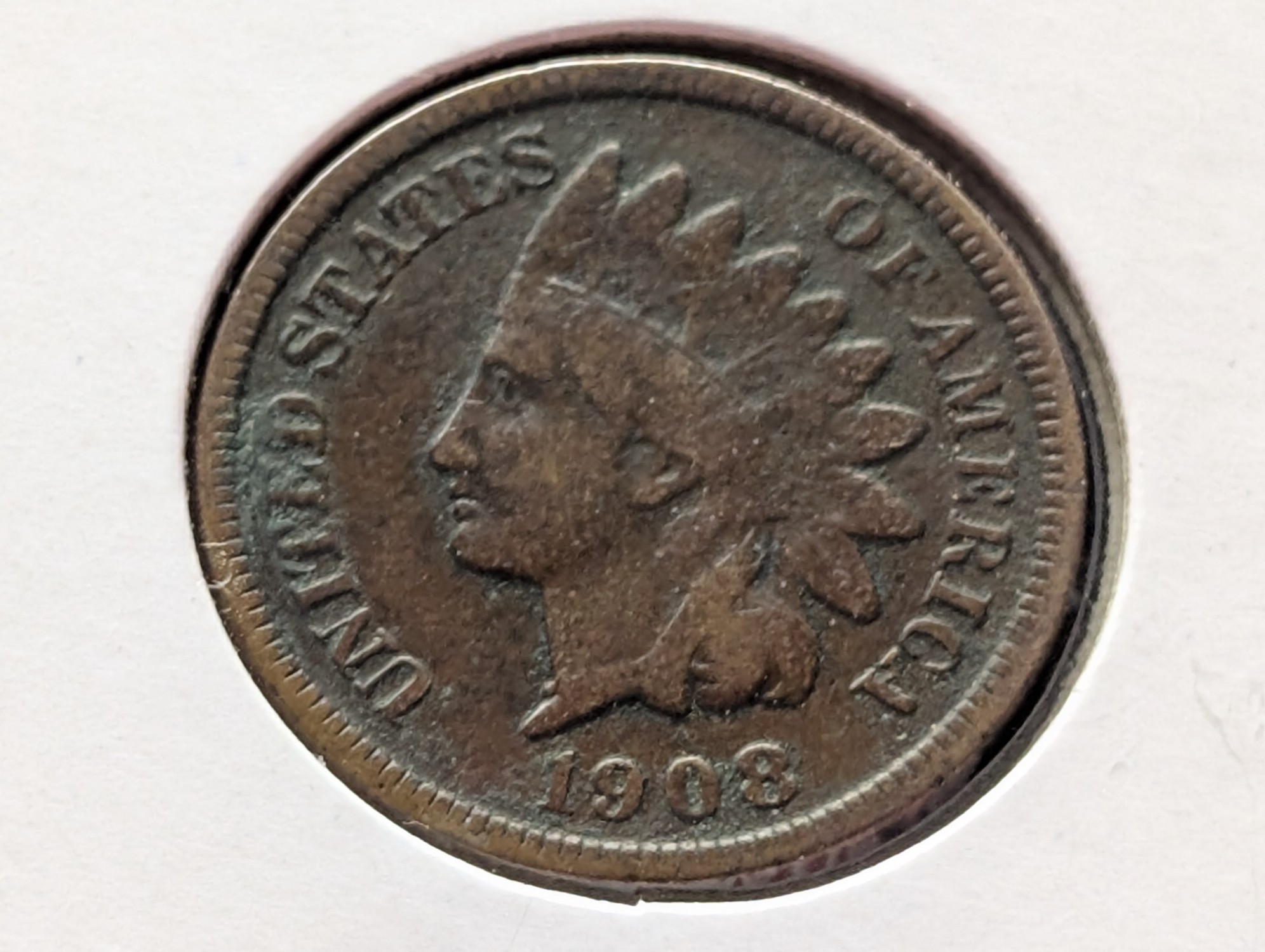 1908-S Indian Head Cent
