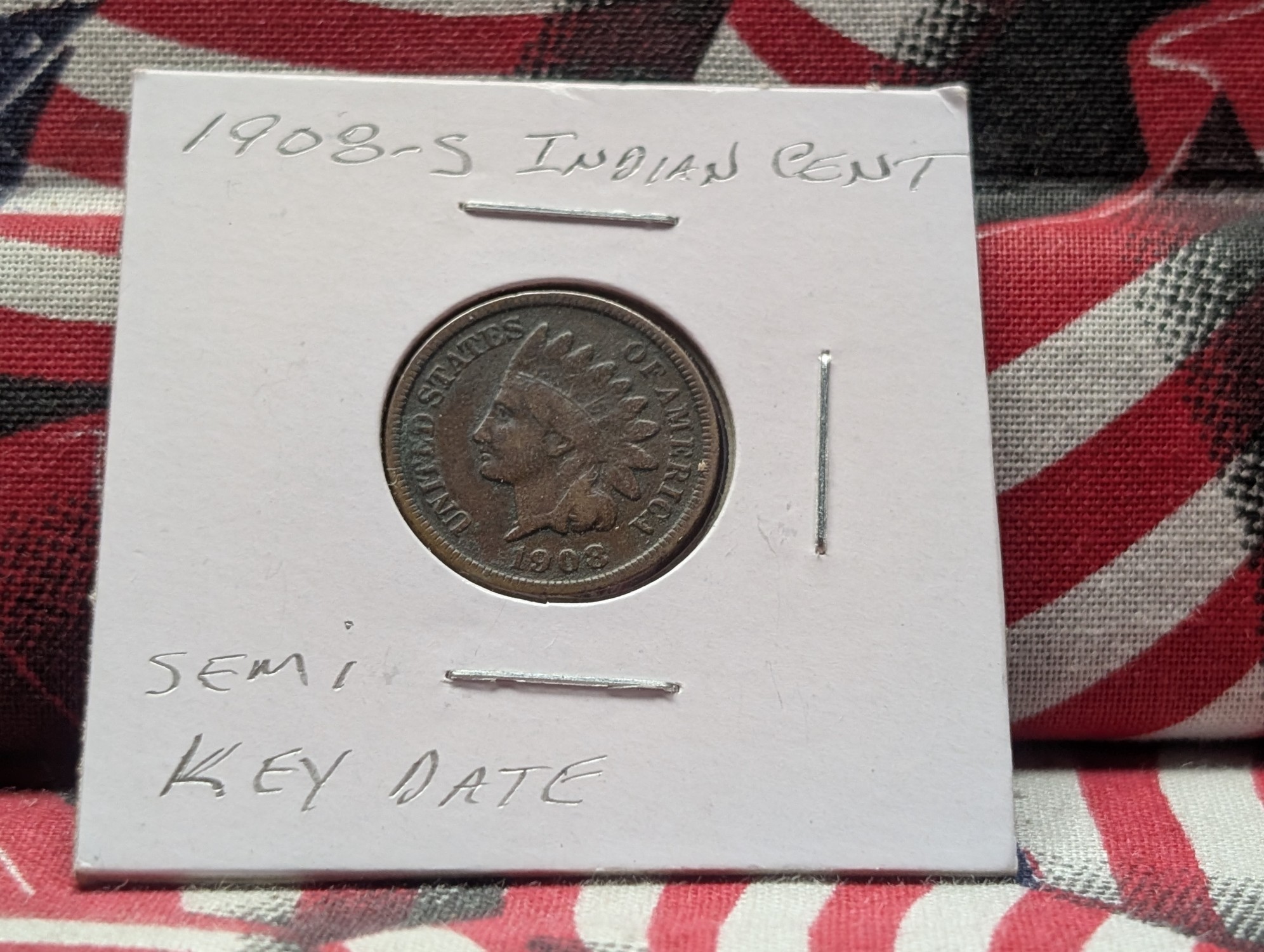 1908-S Indian Head Cent