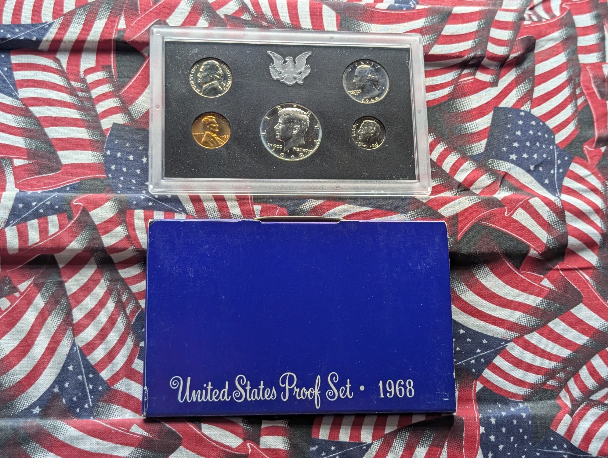 1968-S U.S. Mint Proof Set in OGP - Includes 40% Silver Kennedy Half Dollar