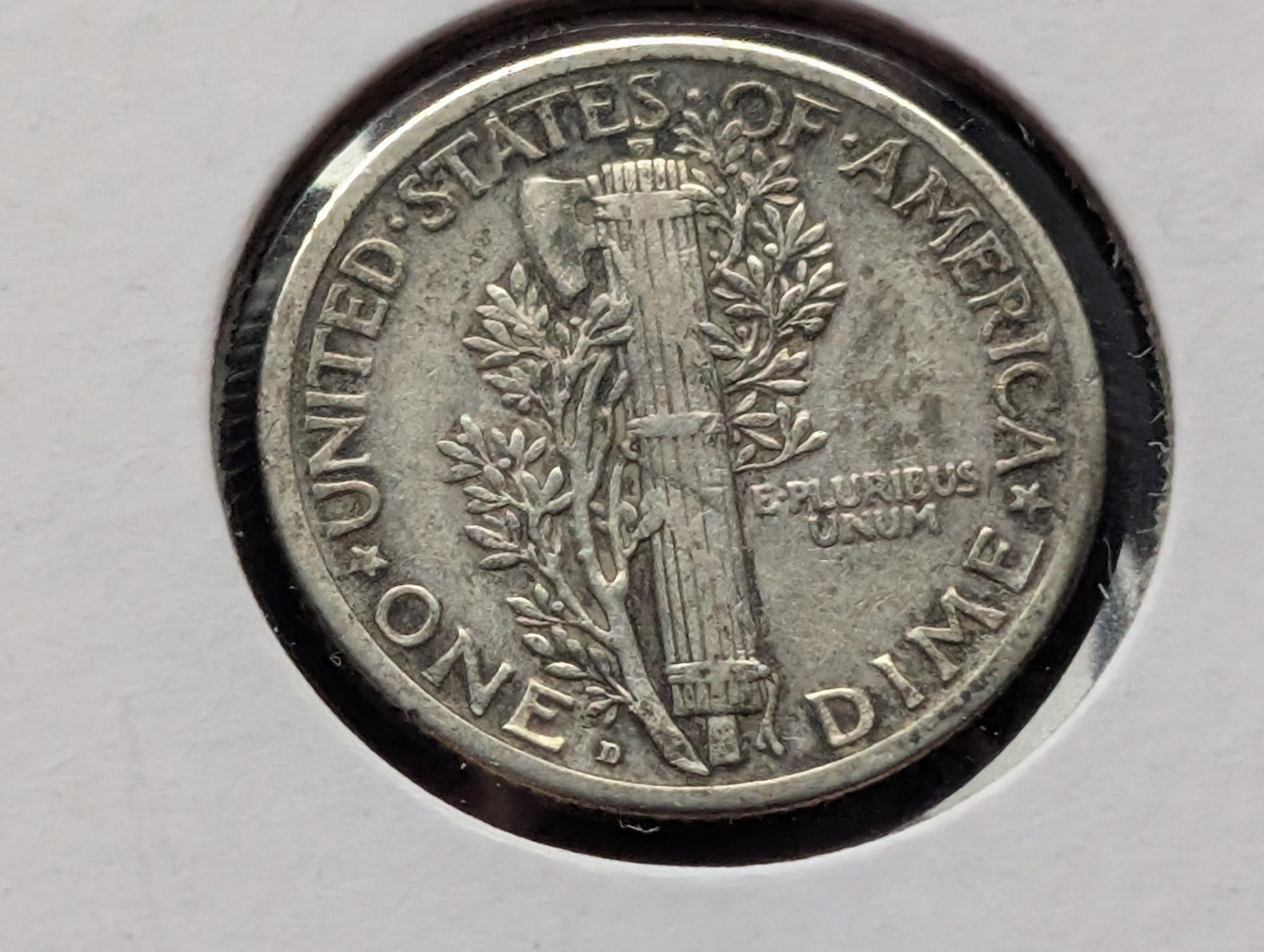 1924-D Mercury 90% Silver Dime