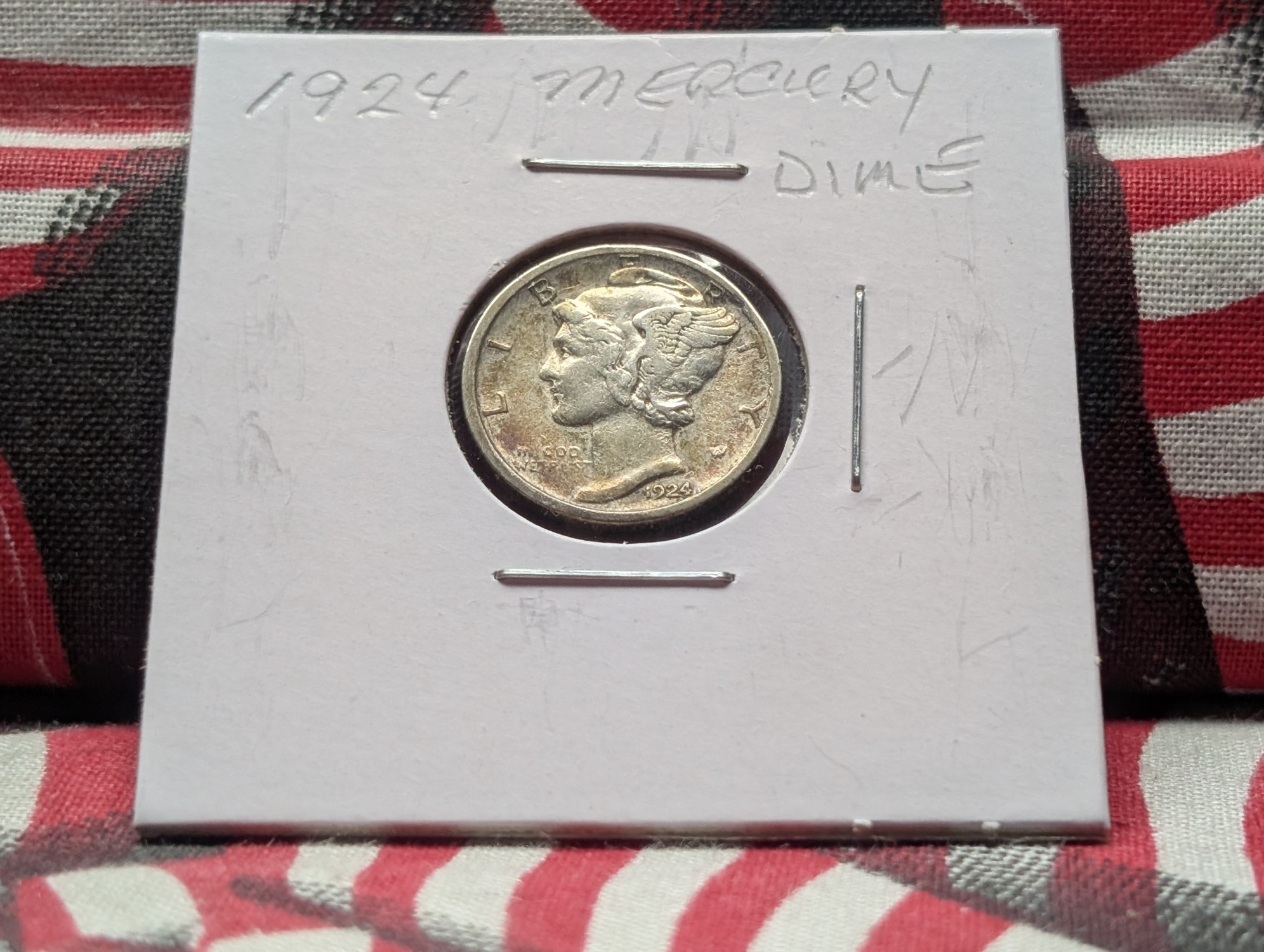 1924-D Mercury 90% Silver Dime