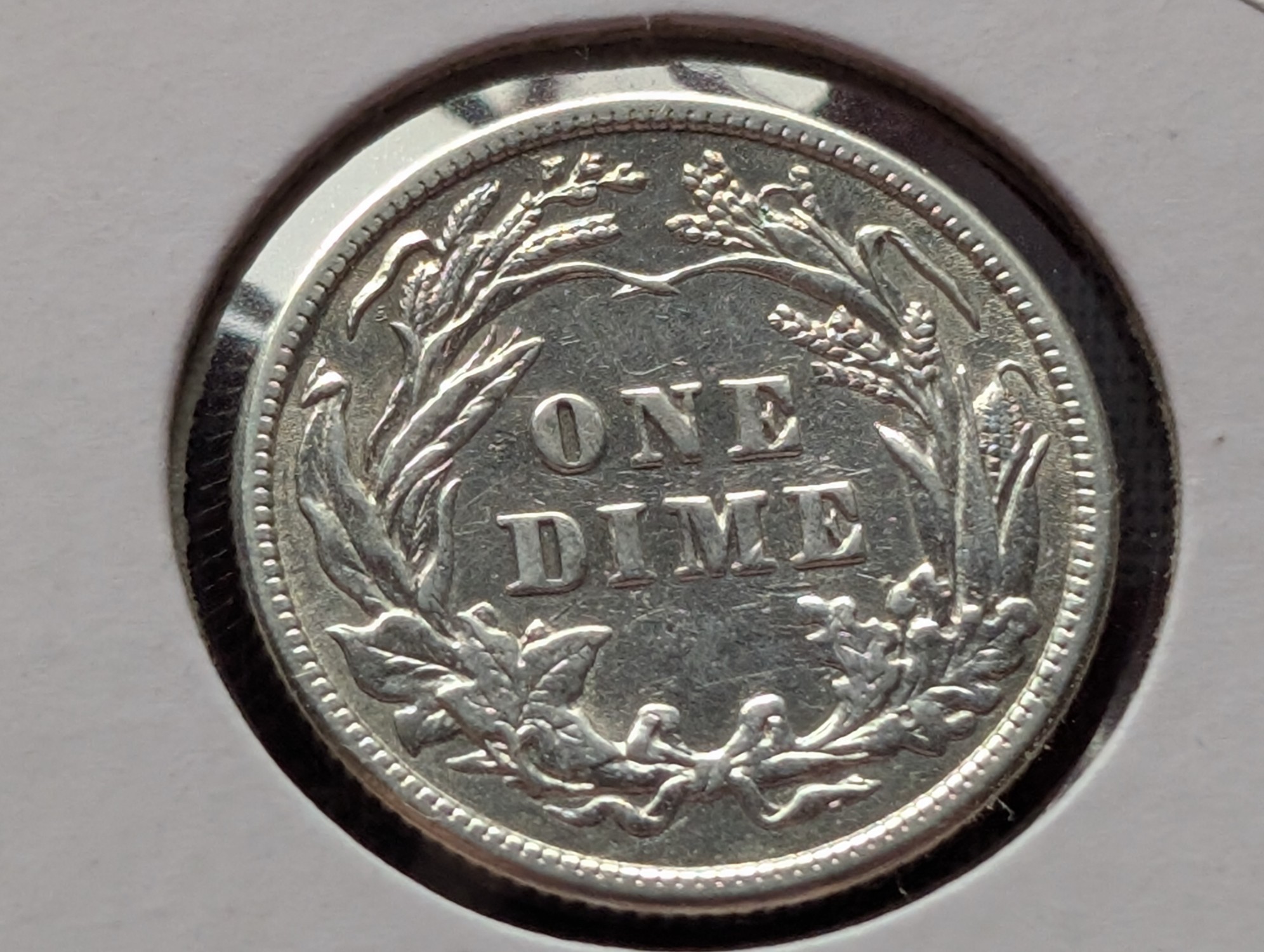 1916 Barber 90% Silver Dime