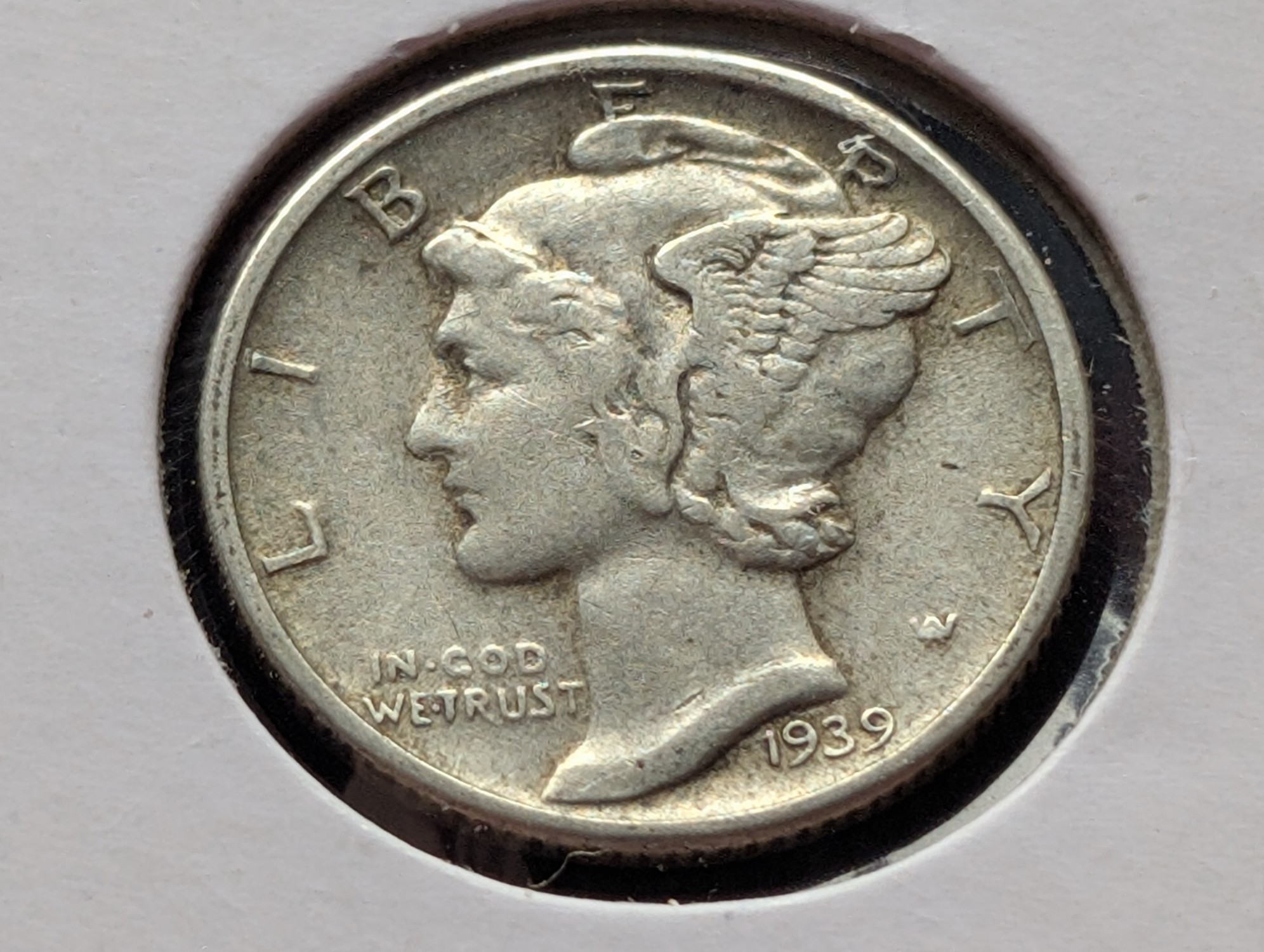 1939 Mercury 90% Silver Dime