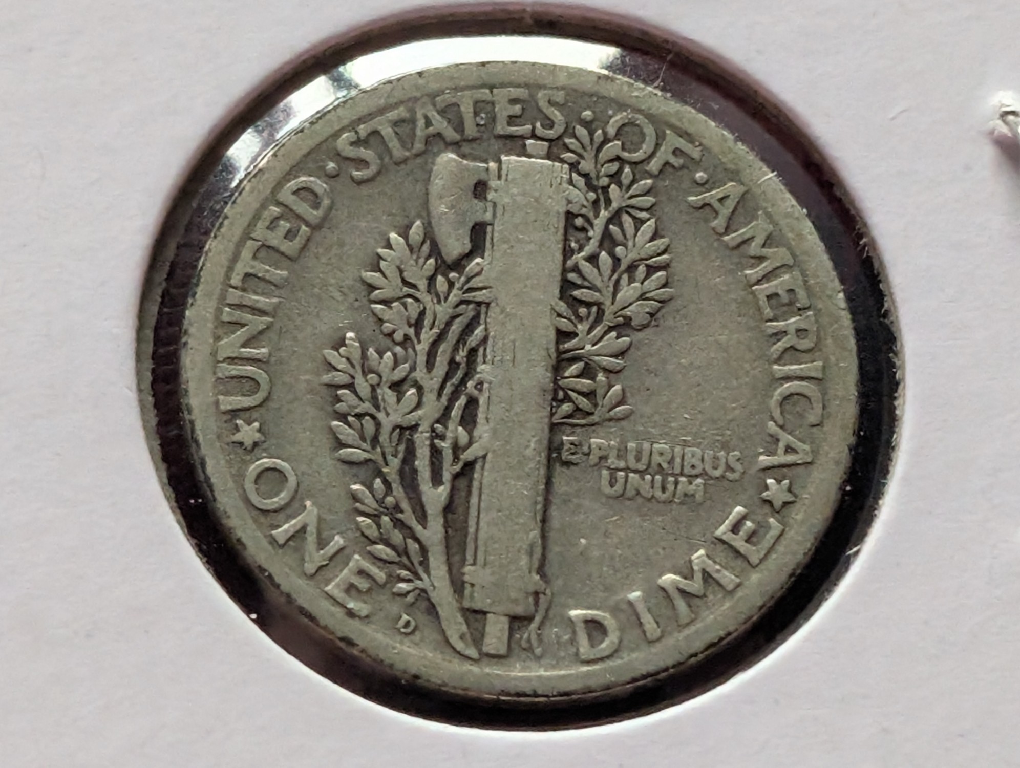1924-D Mercury 90% Silver Dime