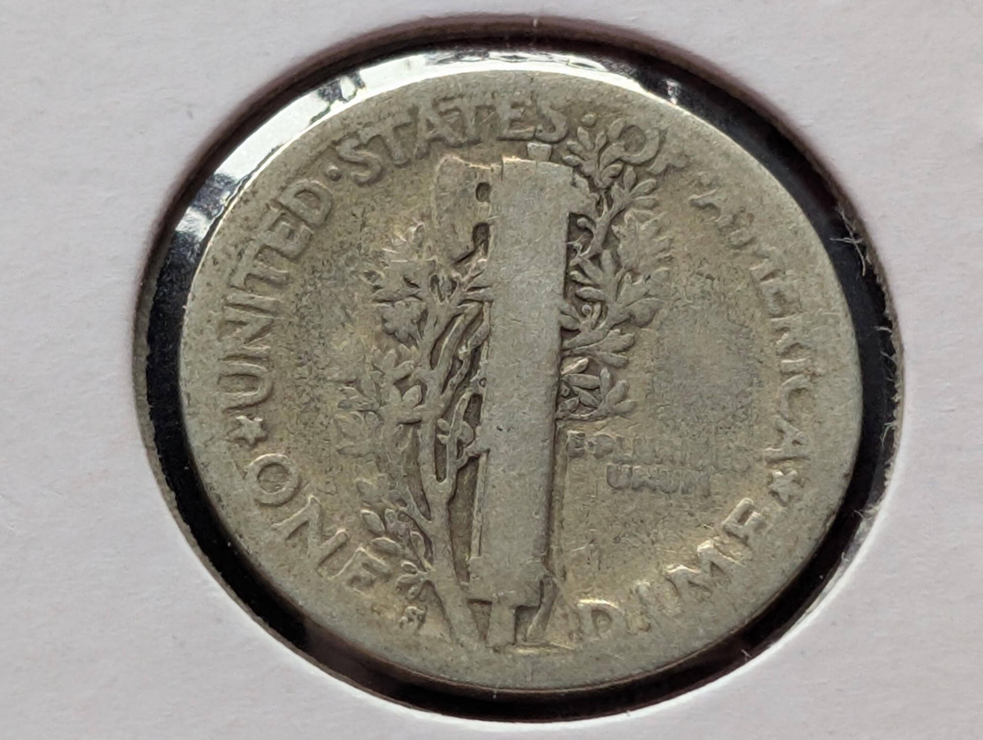 1924-S Mercury 90% Silver Dime