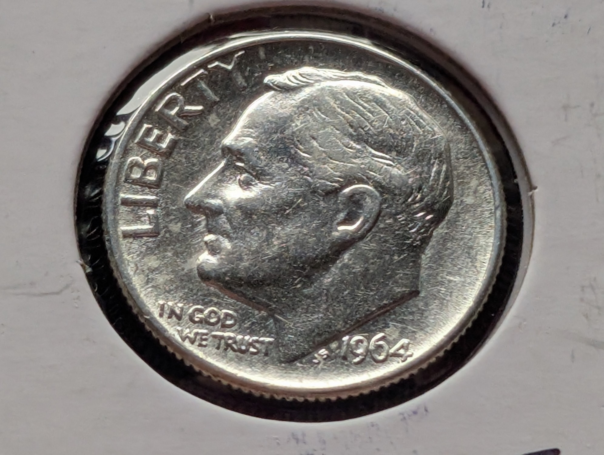 1964 Roosevelt 90% Silver Dime