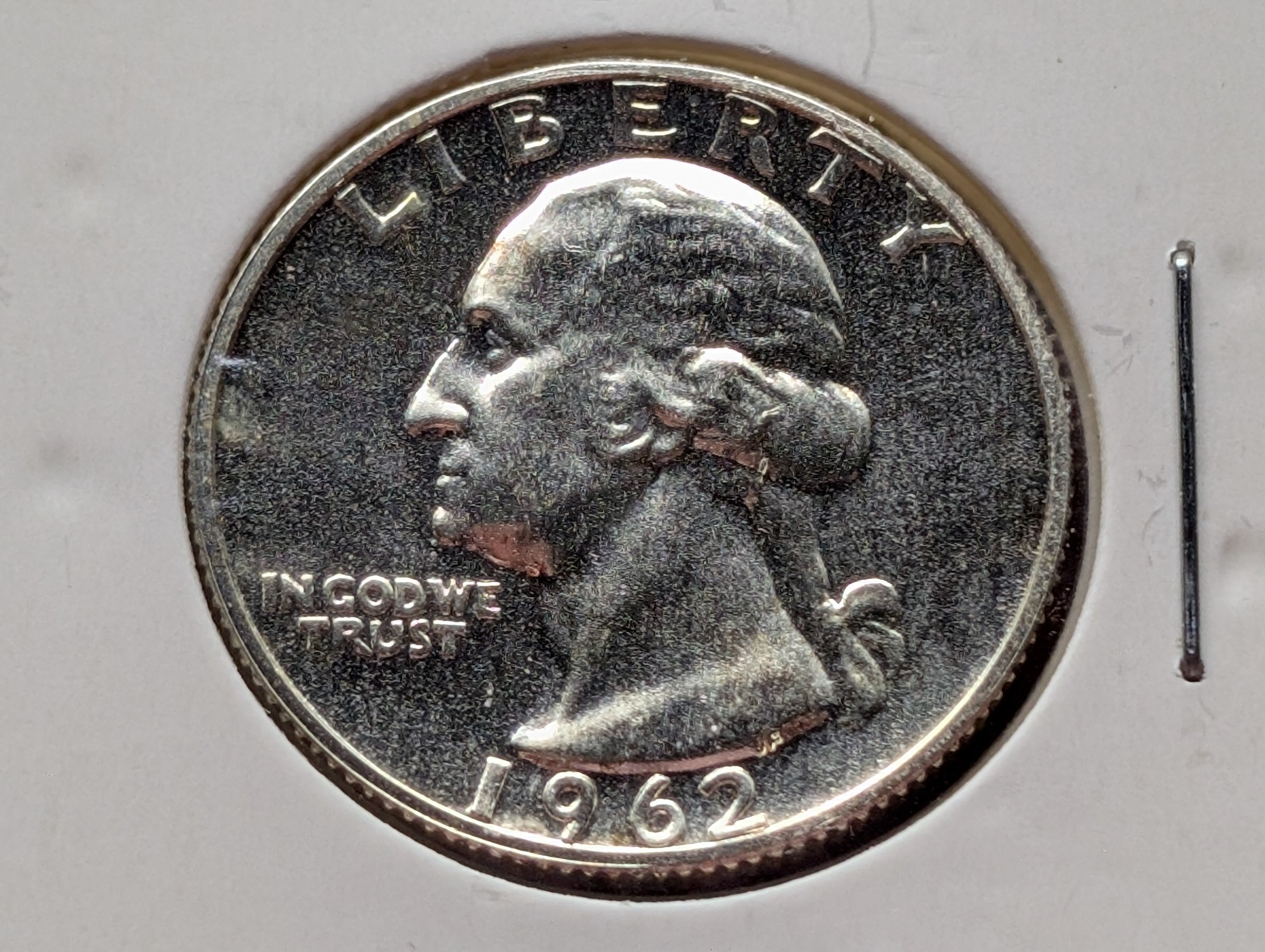1962 Proof Washington 90% Silver Quarter