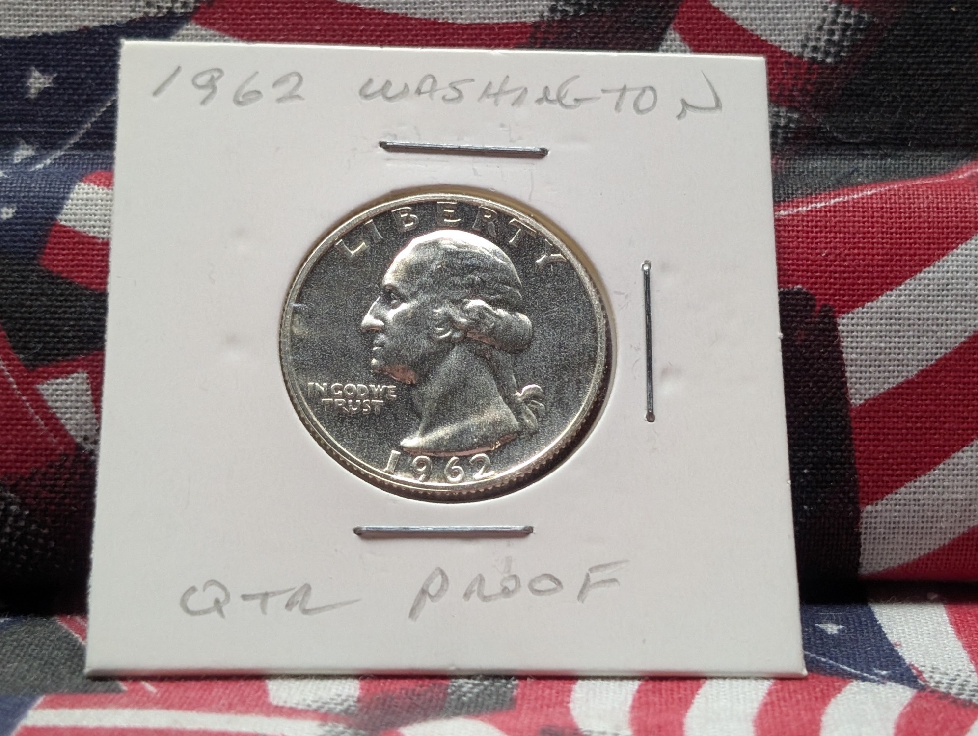 1962 Proof Washington 90% Silver Quarter