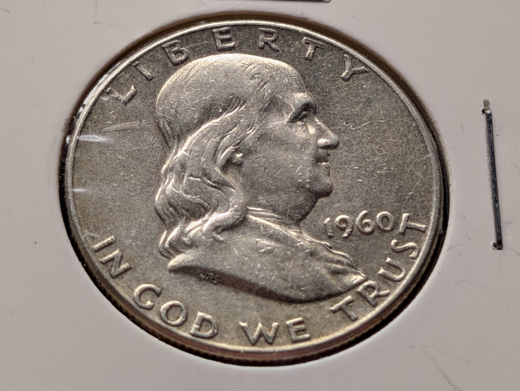 1960 Franklin 90% Silver Half Dollar
