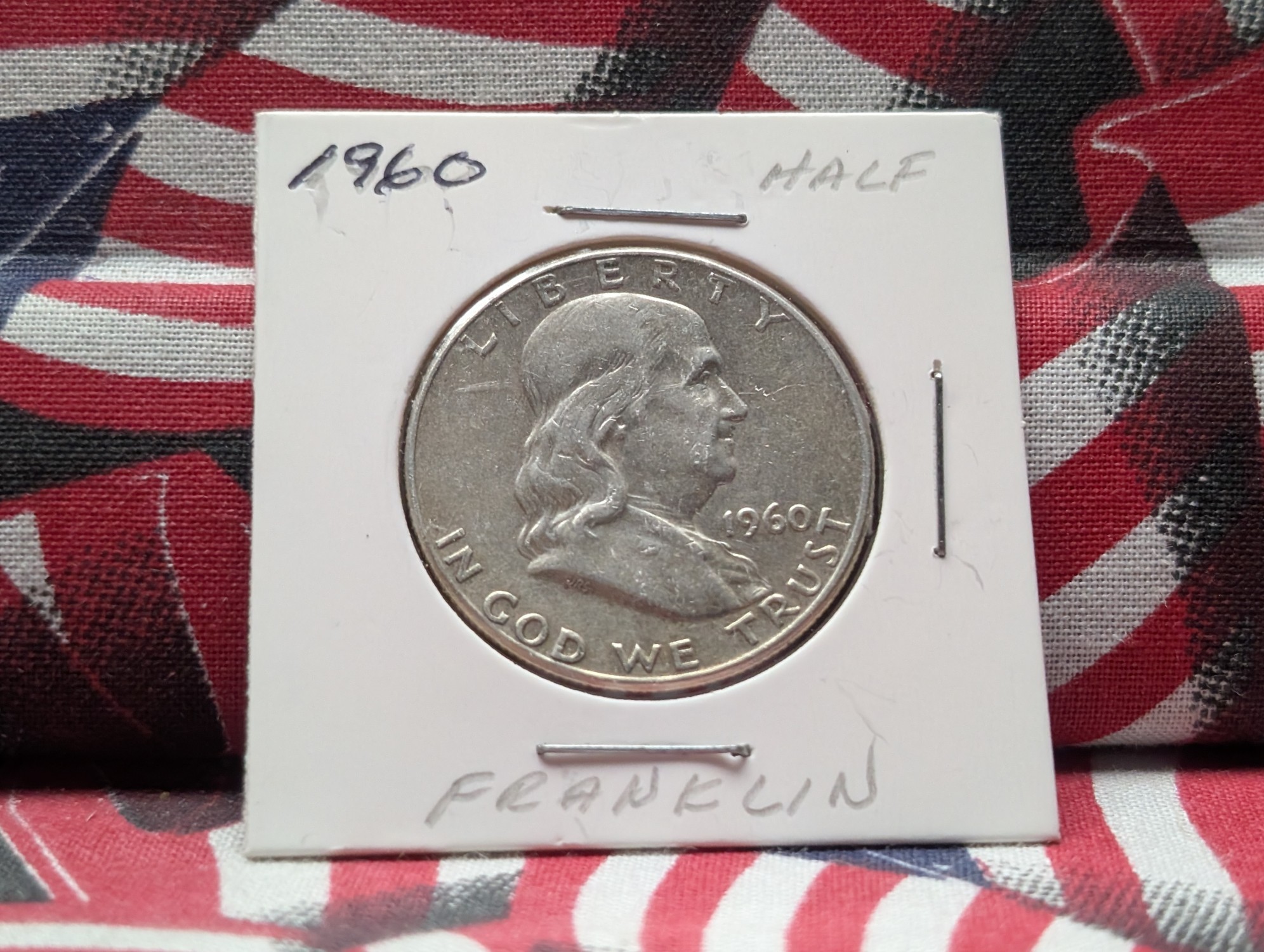 1960 Franklin 90% Silver Half Dollar