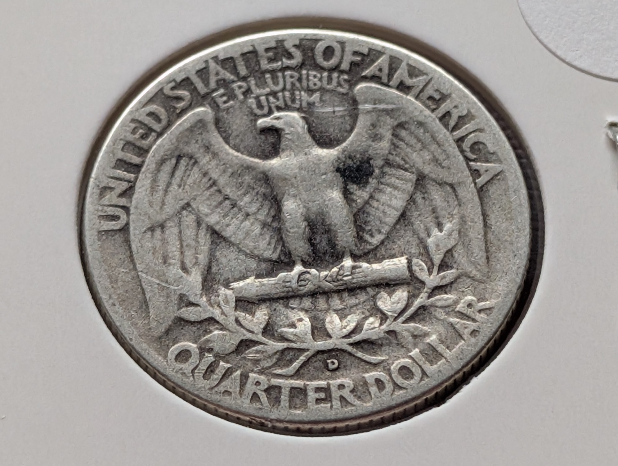 1950-D Washington 90% Silver Quarter
