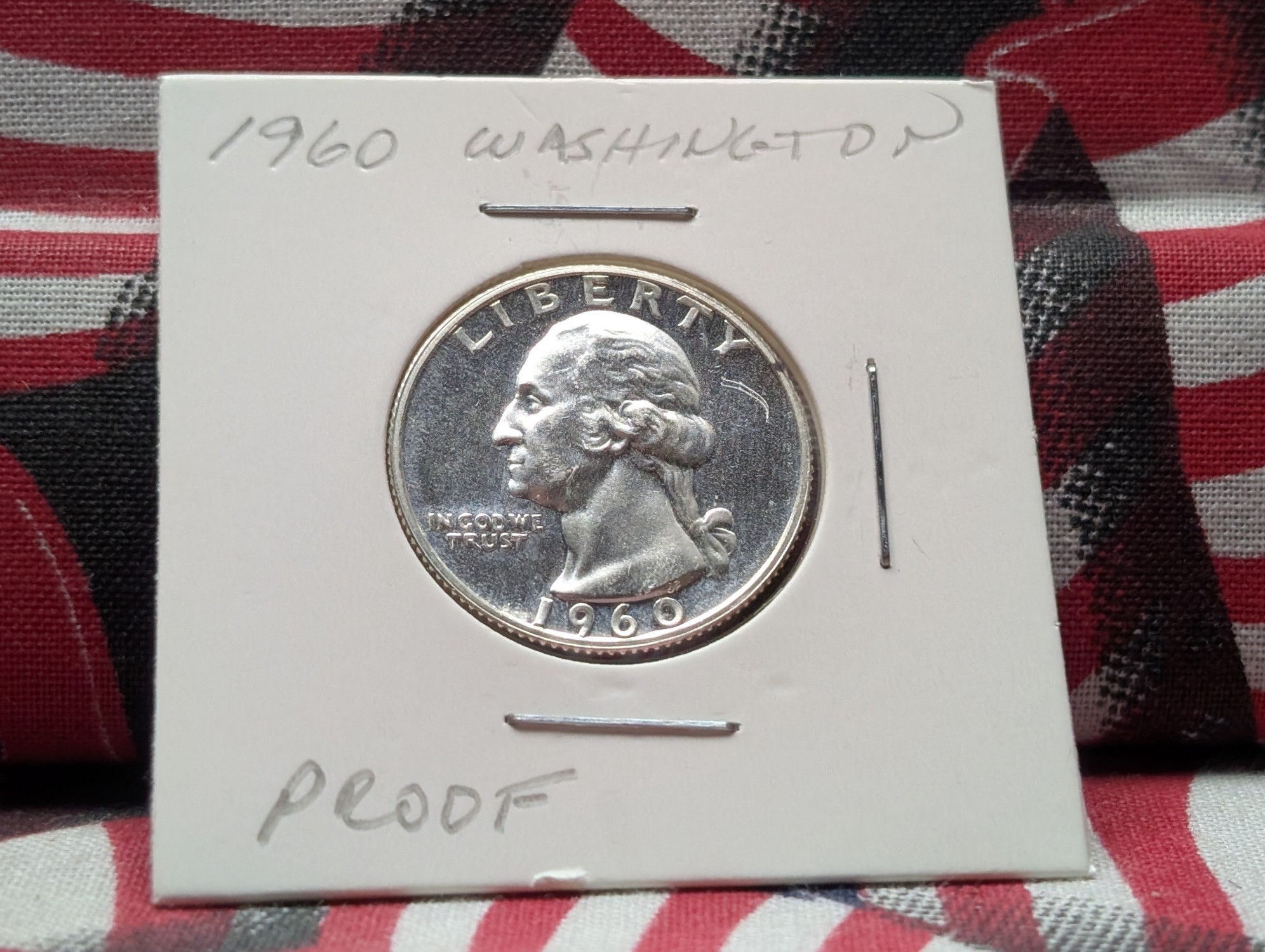 1960 Proof Washington 90% Silver Quarter