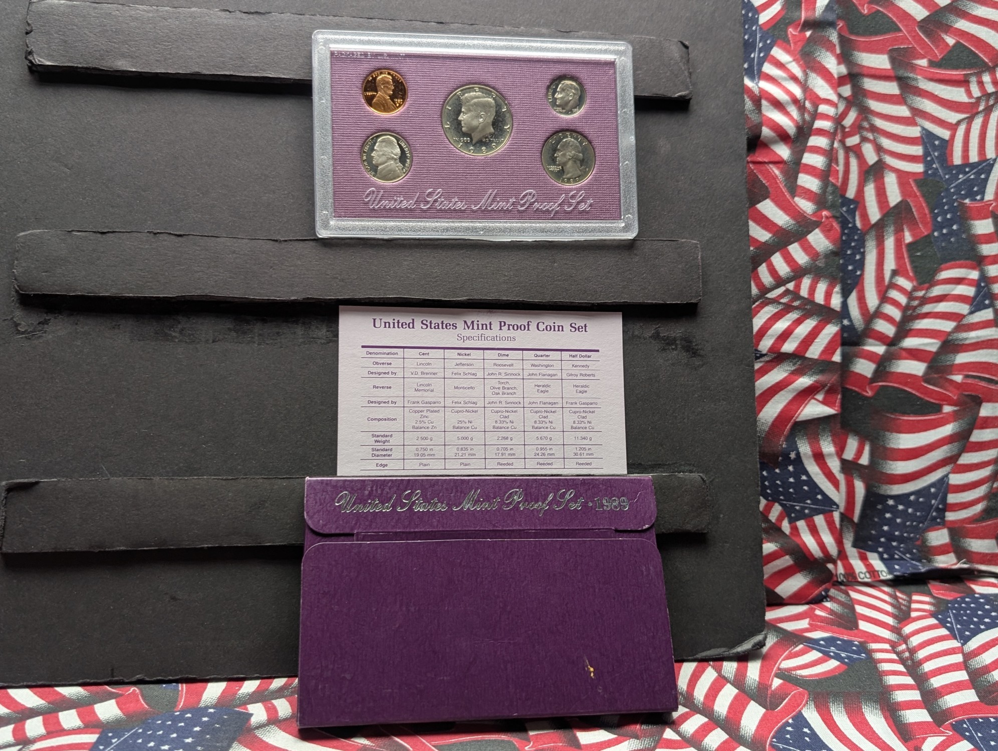 1989-S U.S. Mint Proof Set in OGP w/ COA
