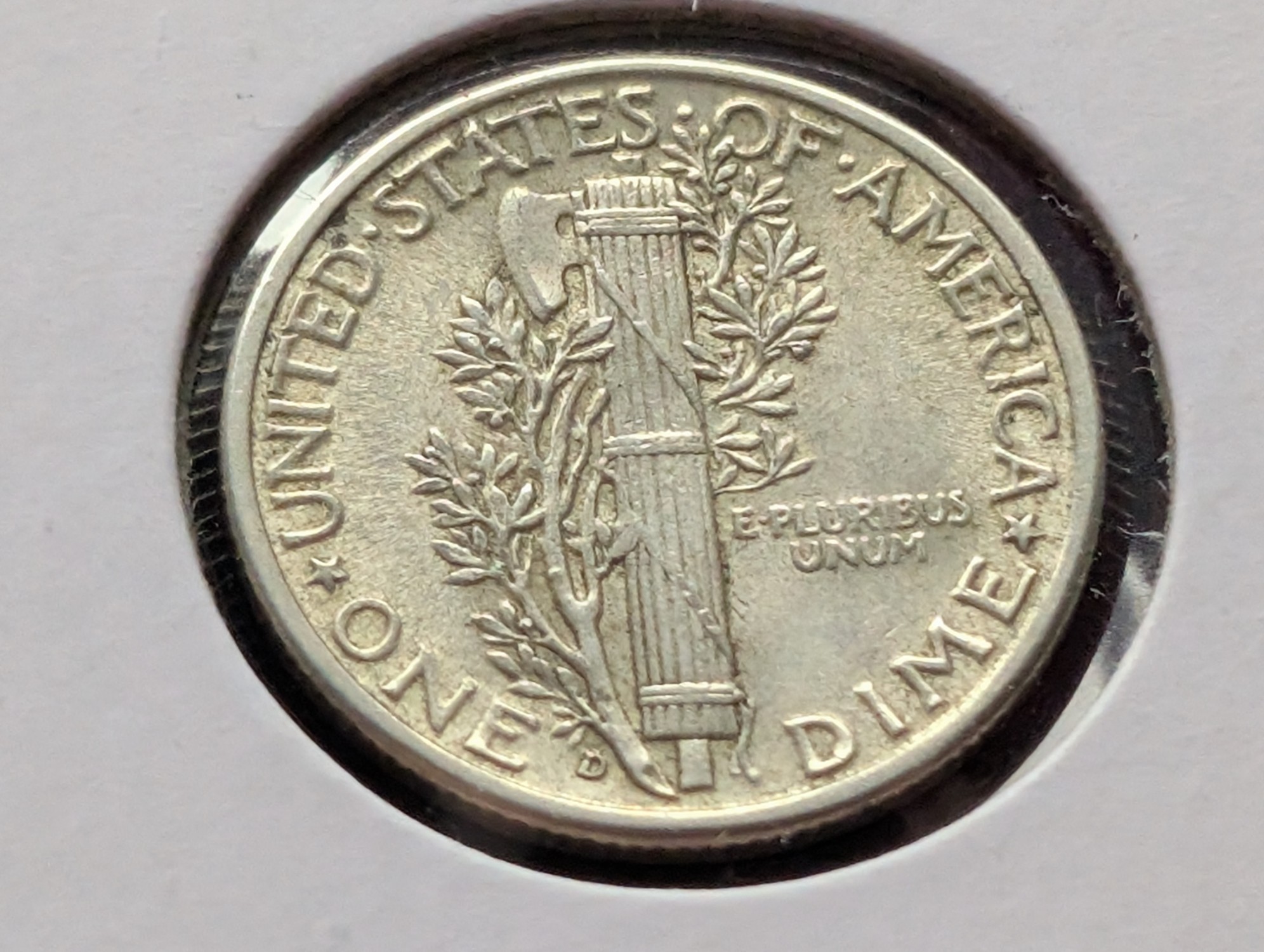 1945-D Mercury 90% Silver Dime