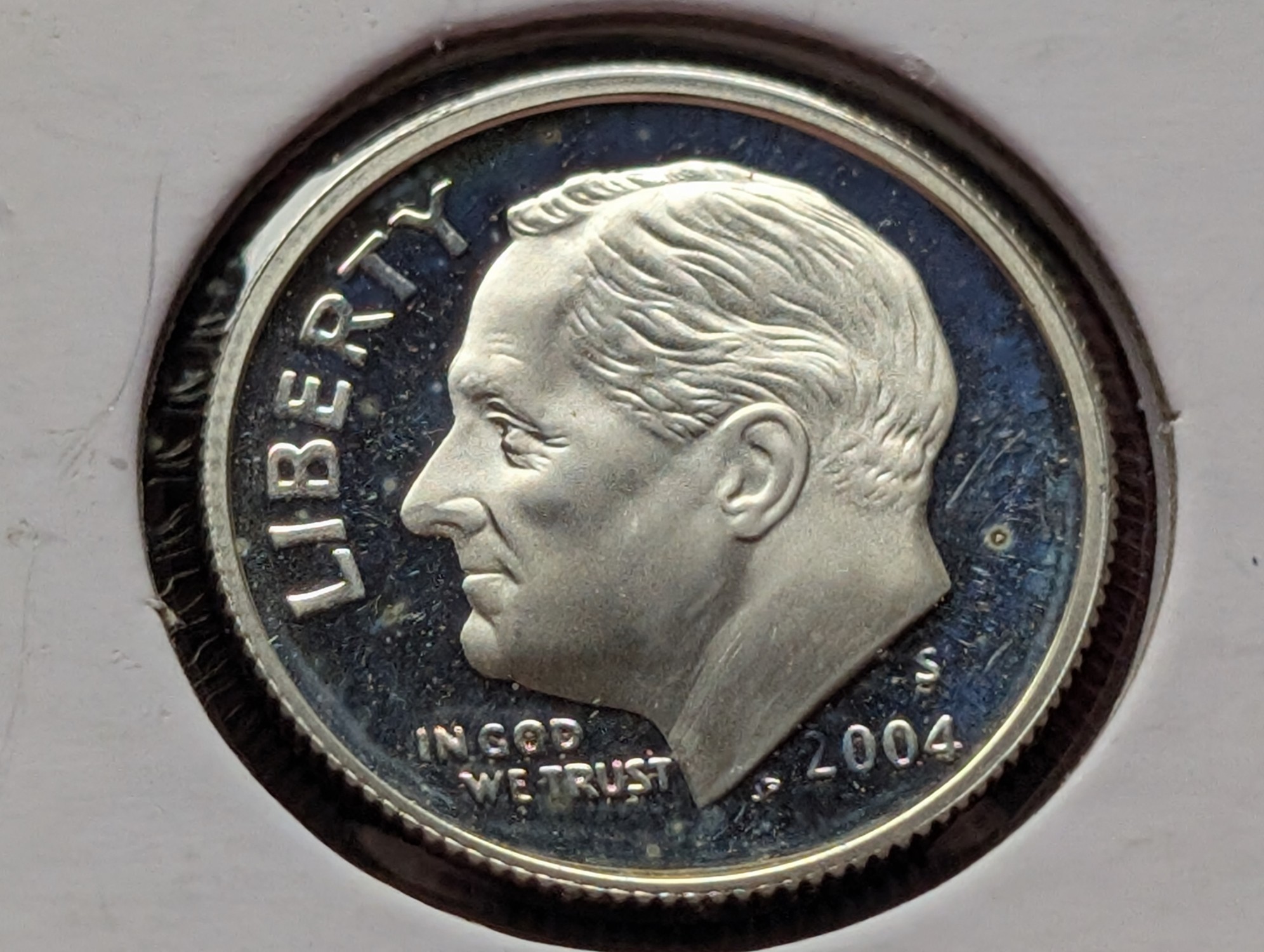 2004-S Proof Roosevelt 90% Silver Dime