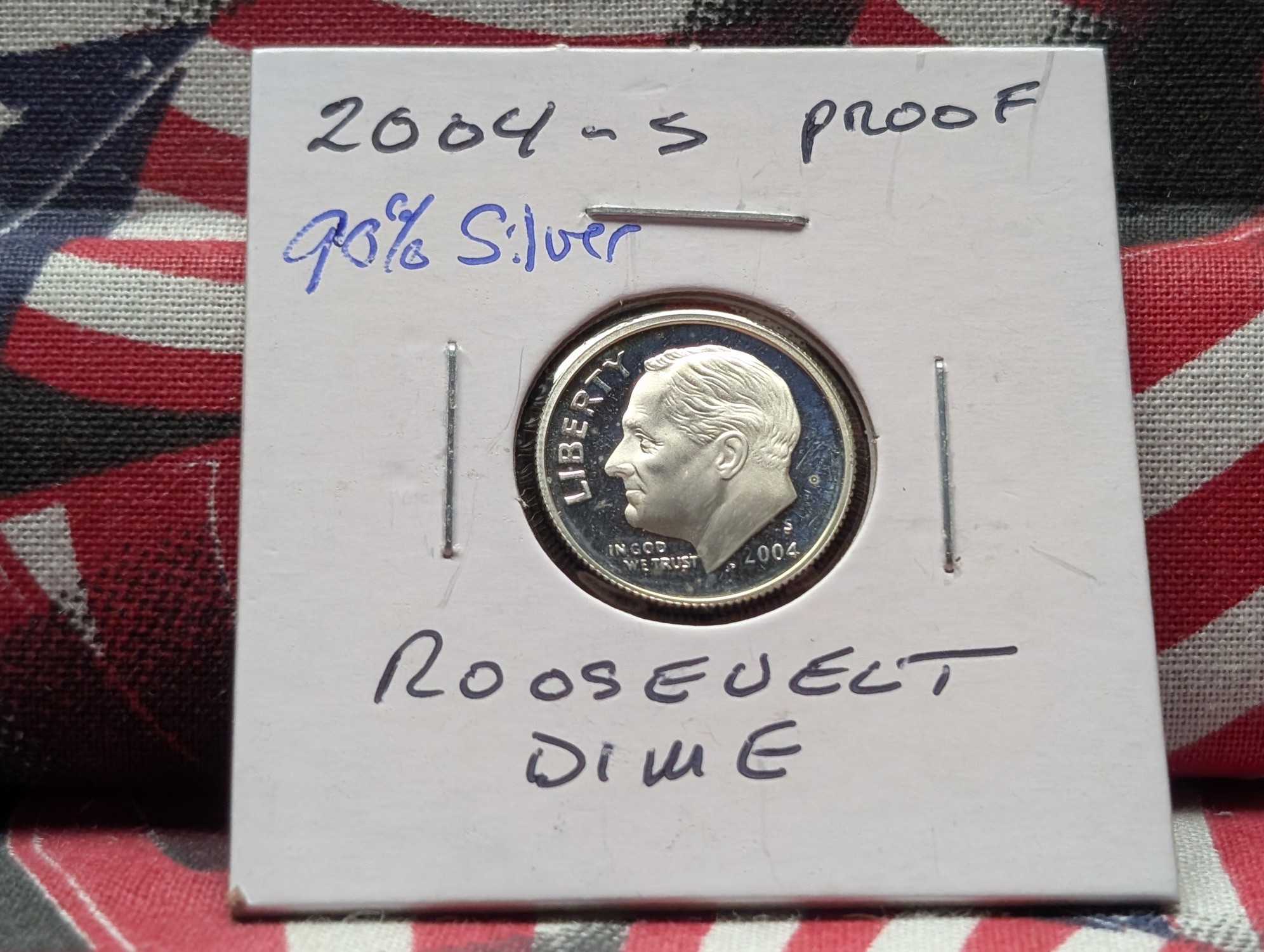 2004-S Proof Roosevelt 90% Silver Dime