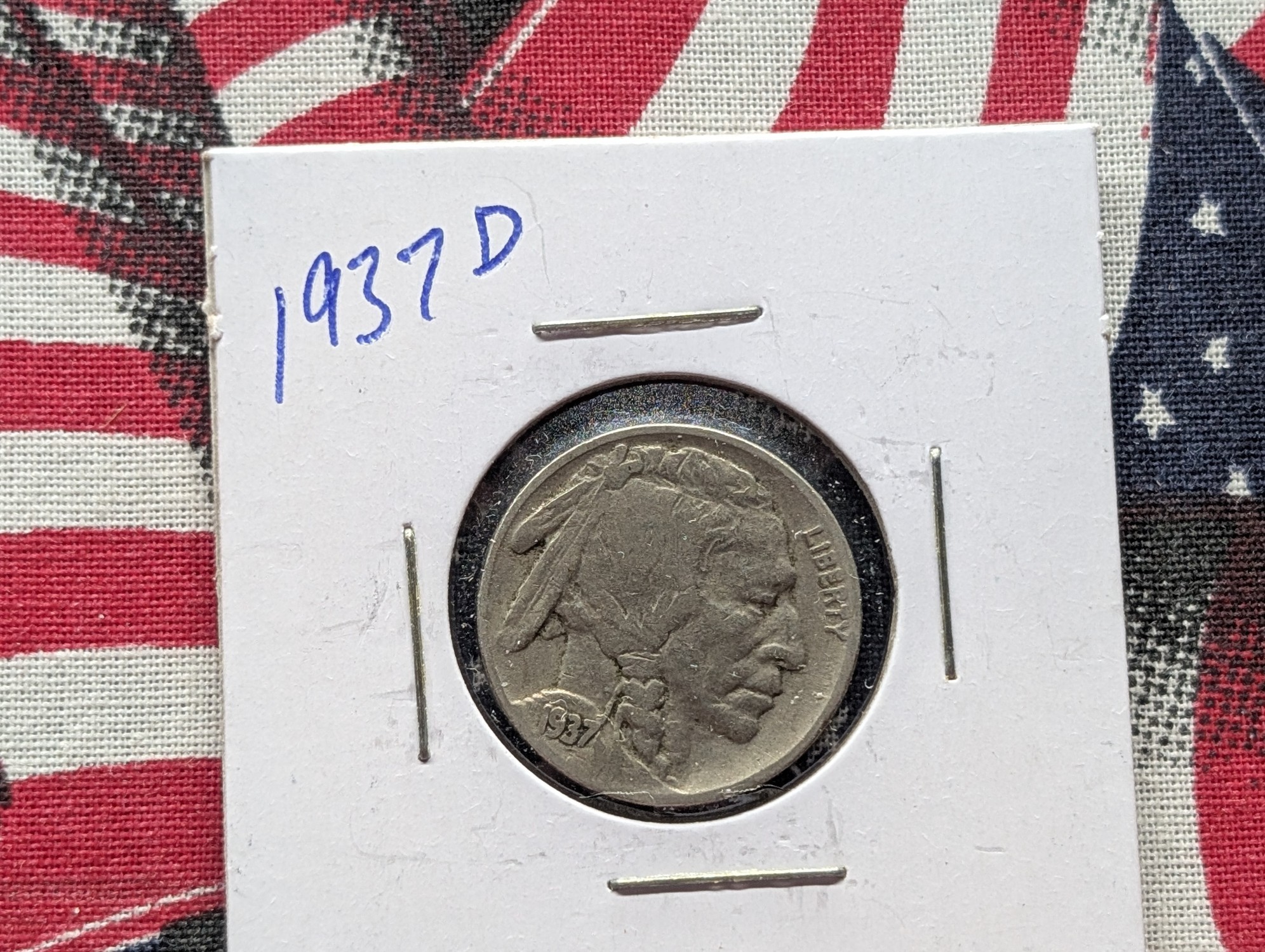 1937-D Indian Head Buffalo Nickel