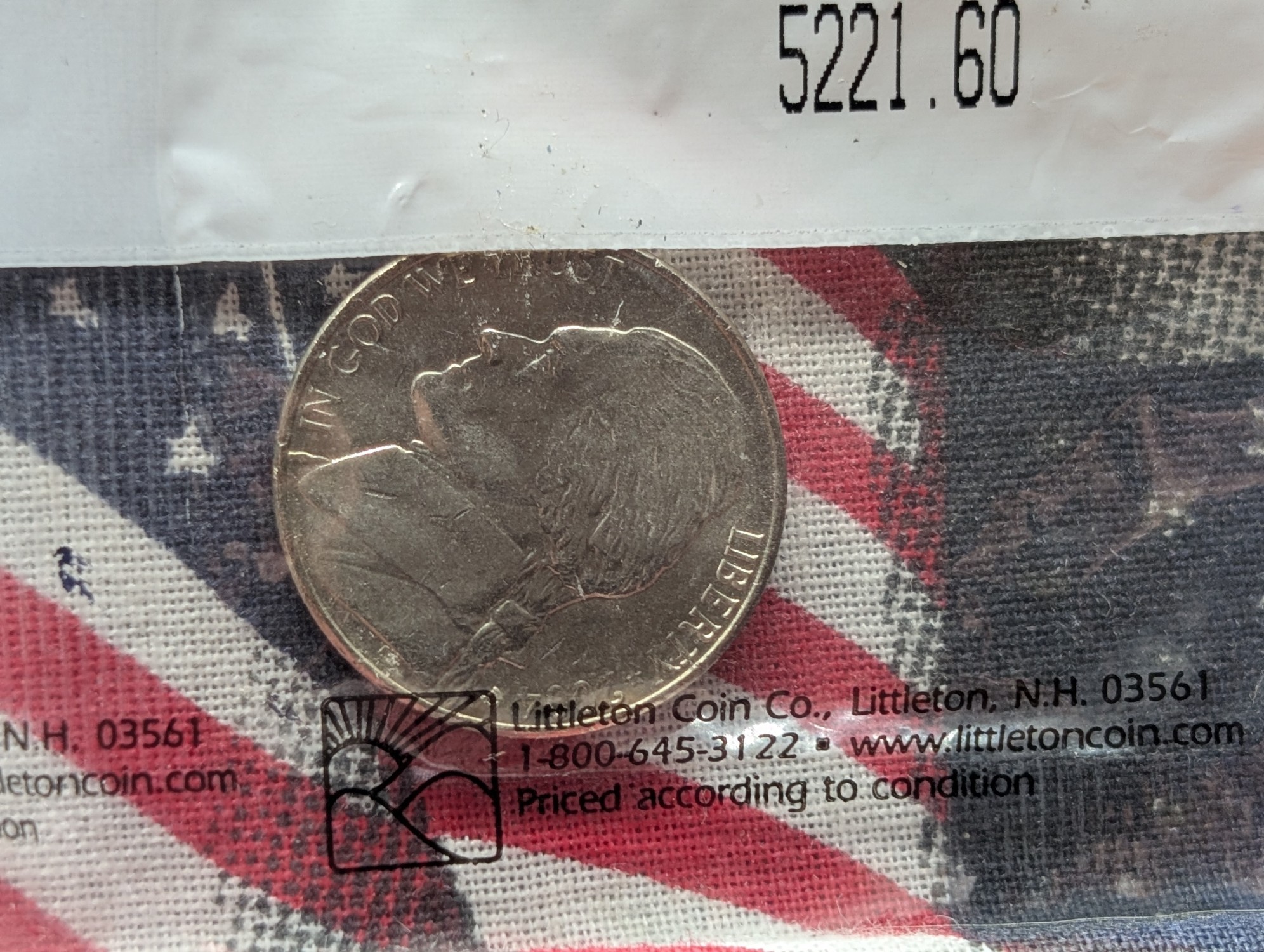 2004-D Peace Medal Jefferson Nickel, Uncirculated-60 in Littleton Packaging