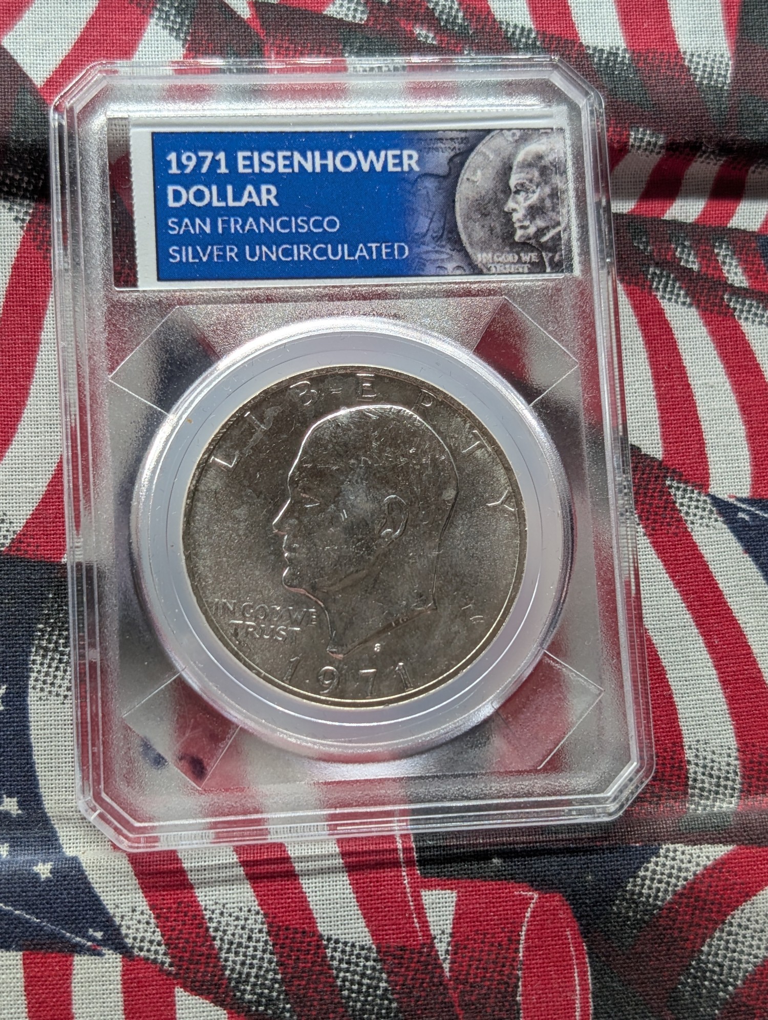 1971-S Eisenhower 40% Silver Half Dollar - UNC.
