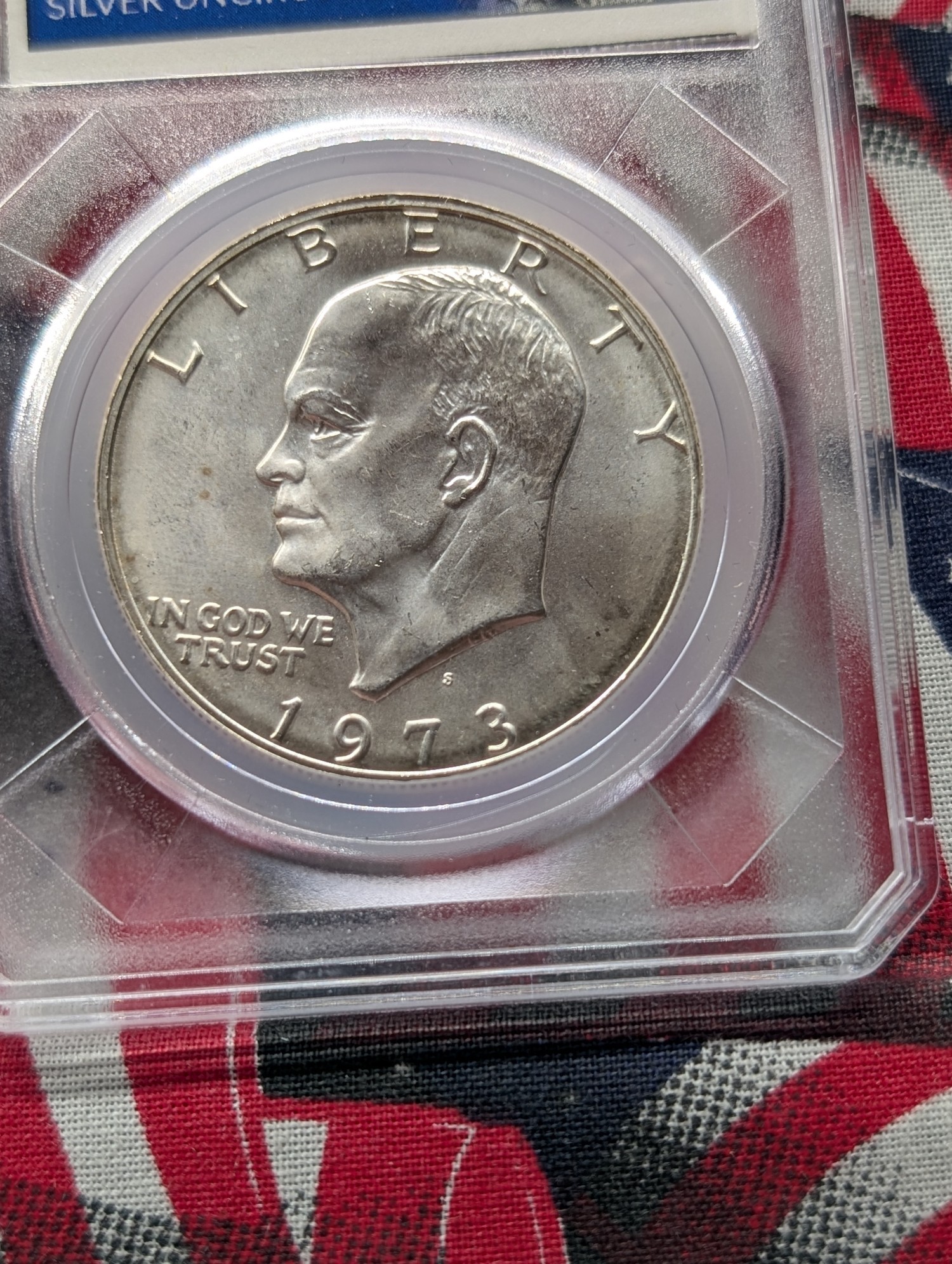 1973-S Eisenhower 40% Silver Half Dollar - UNC.