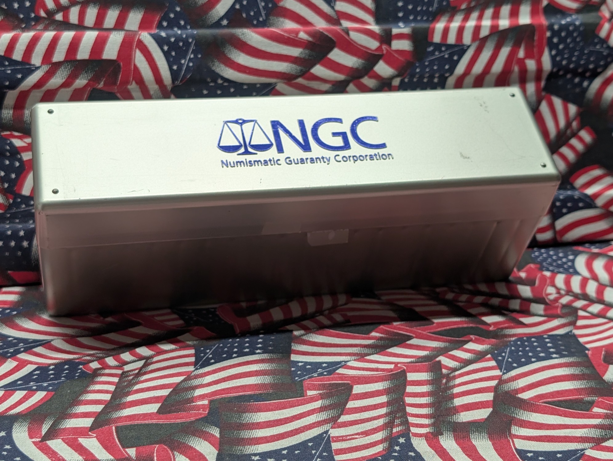 *EMPTY* Gray Plastic NGC Graded Coin Holder, No Coins!