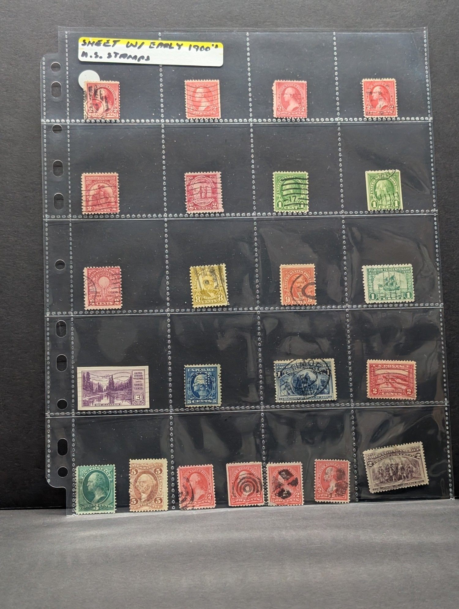 (23) Assorted Early 1900's U.S. Stamps