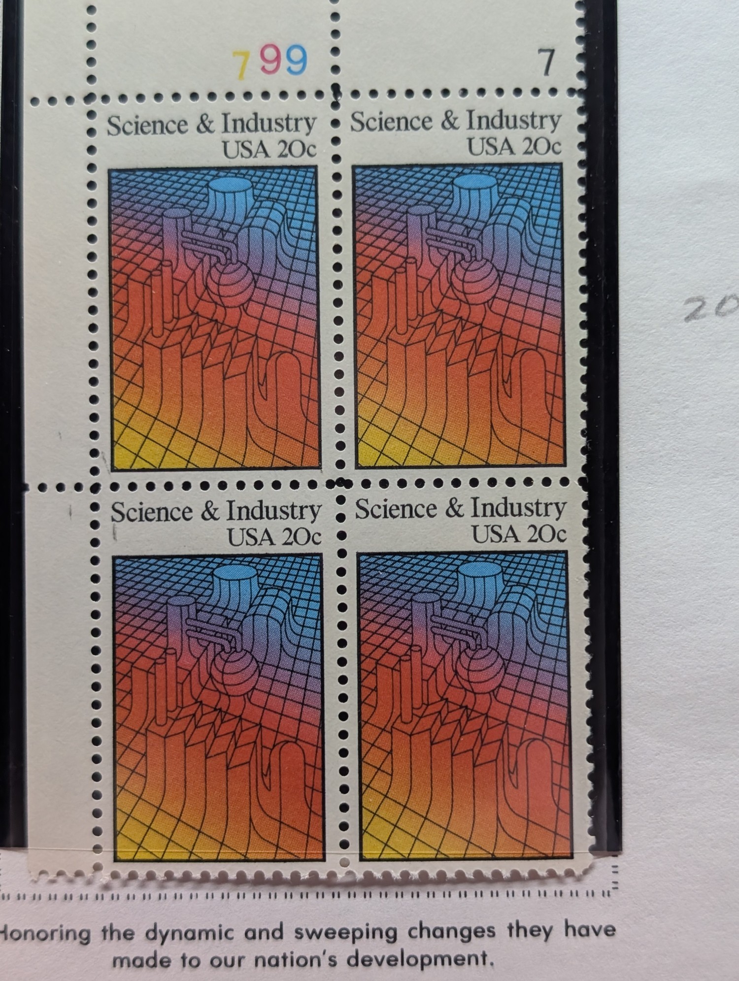 (6) Assorted U.S. Plate Blocks, All Mint, Original Gum, Never Hinged