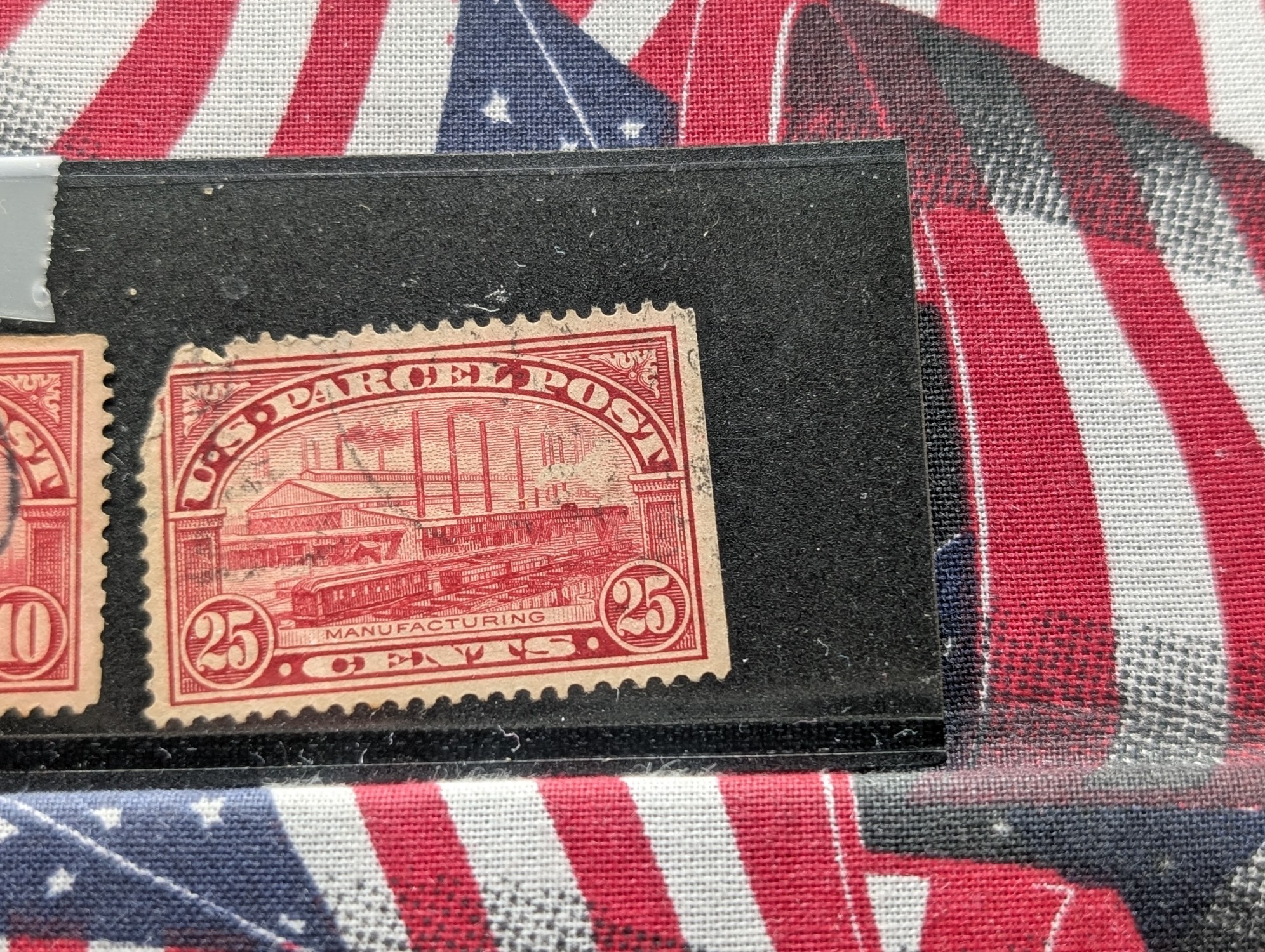 (3) Assorted U.S. Parcel Post Stamps, Used