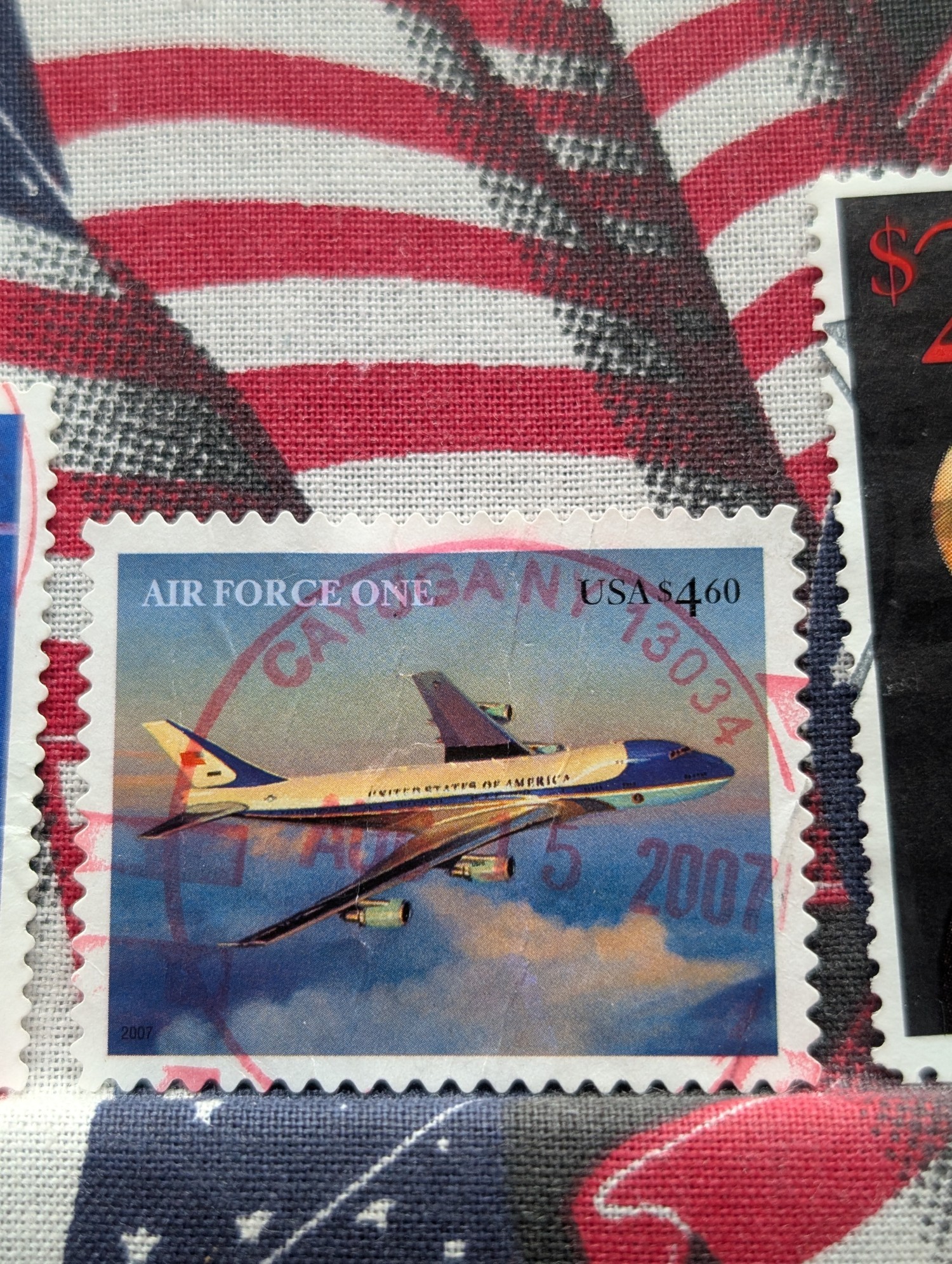 (3) Assorted Express Mail U.S. Stamps