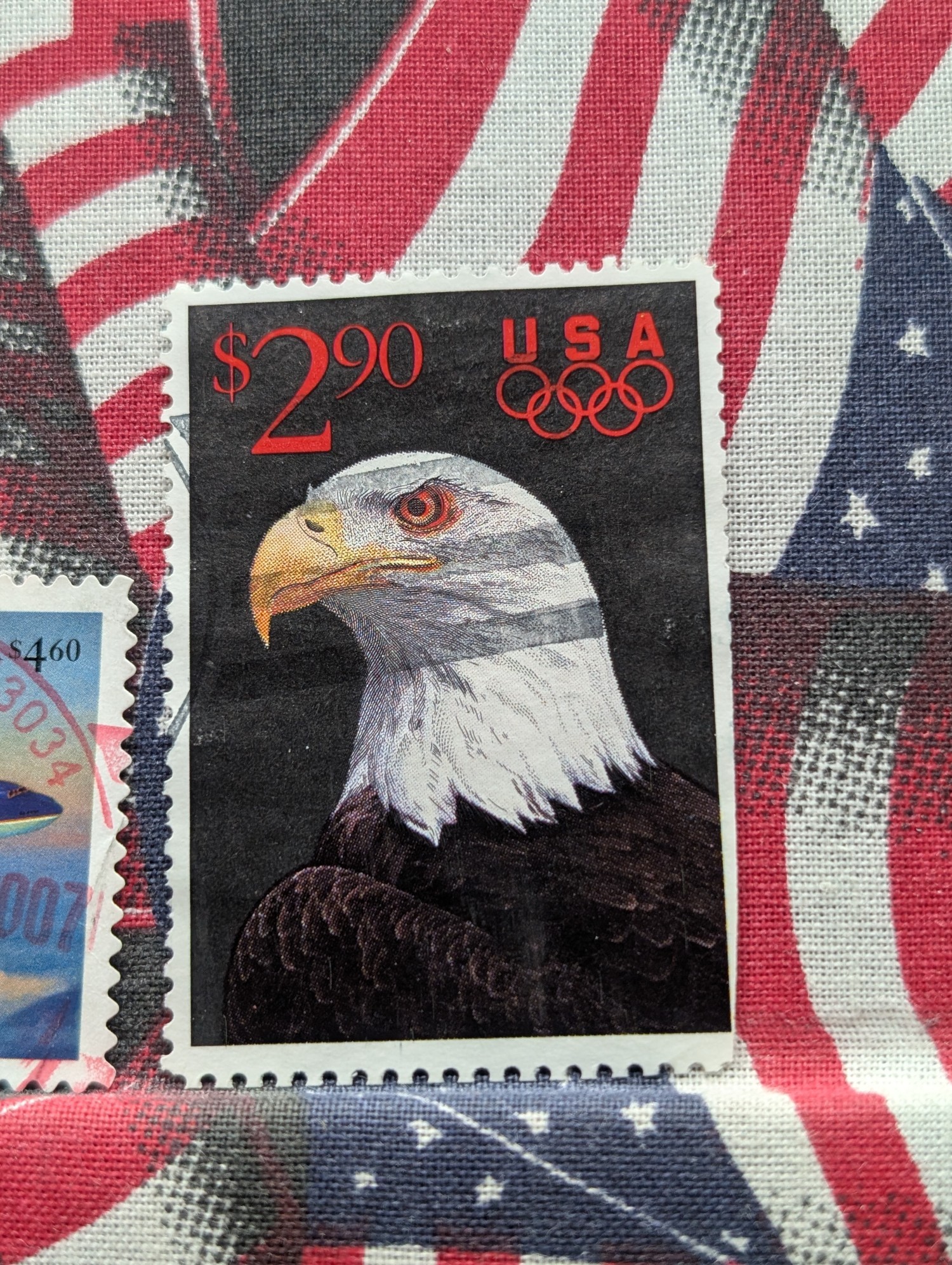 (3) Assorted Express Mail U.S. Stamps