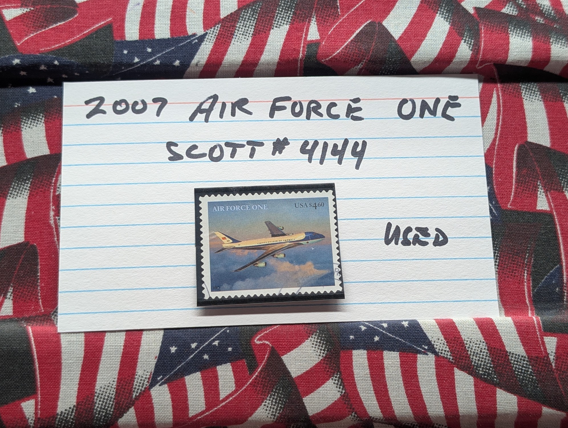 2007 Air Force One Stamp, Scott # 4144, Used