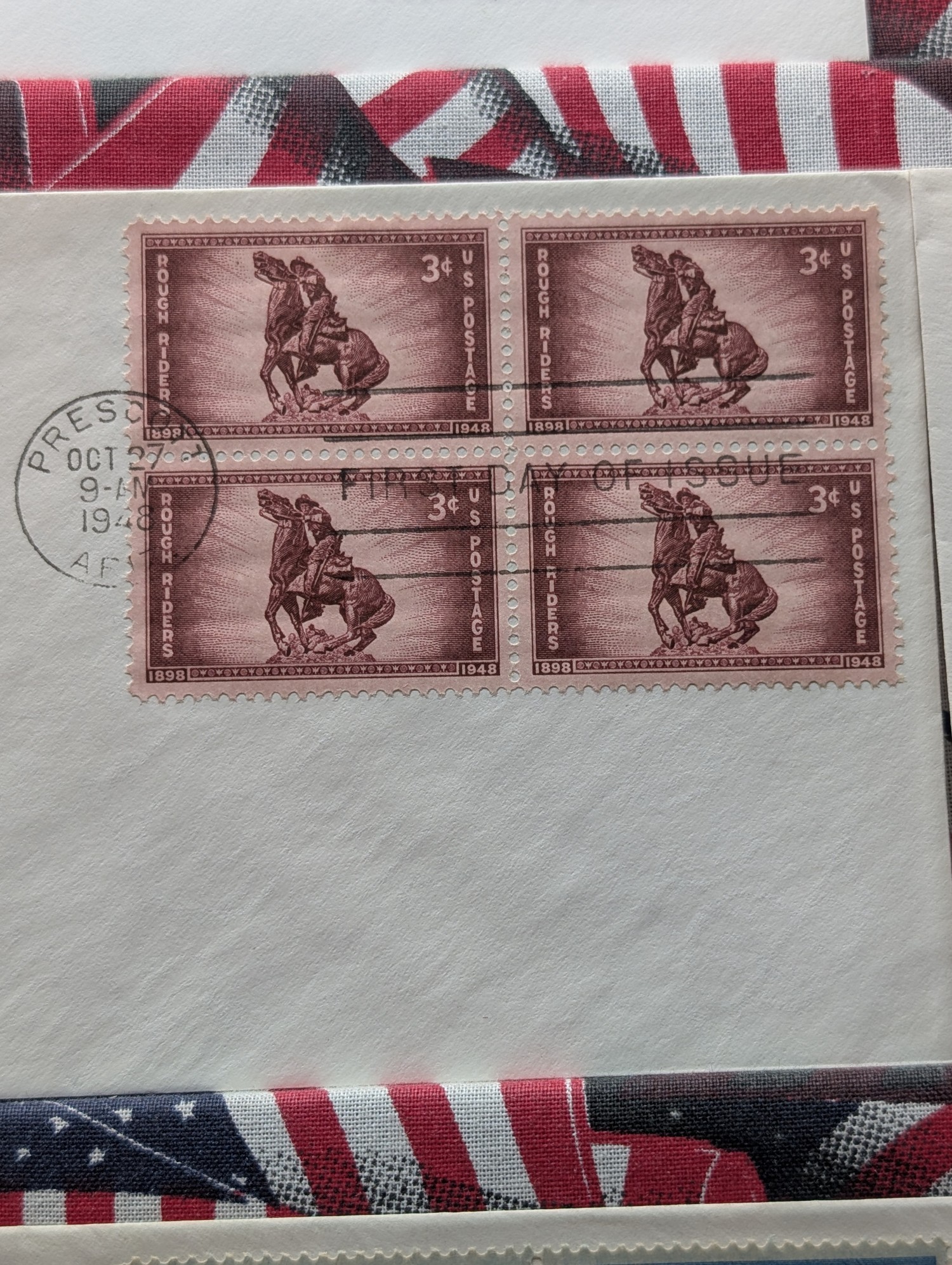 (10) Assorted U.S. Four Block First Day Issue Covers