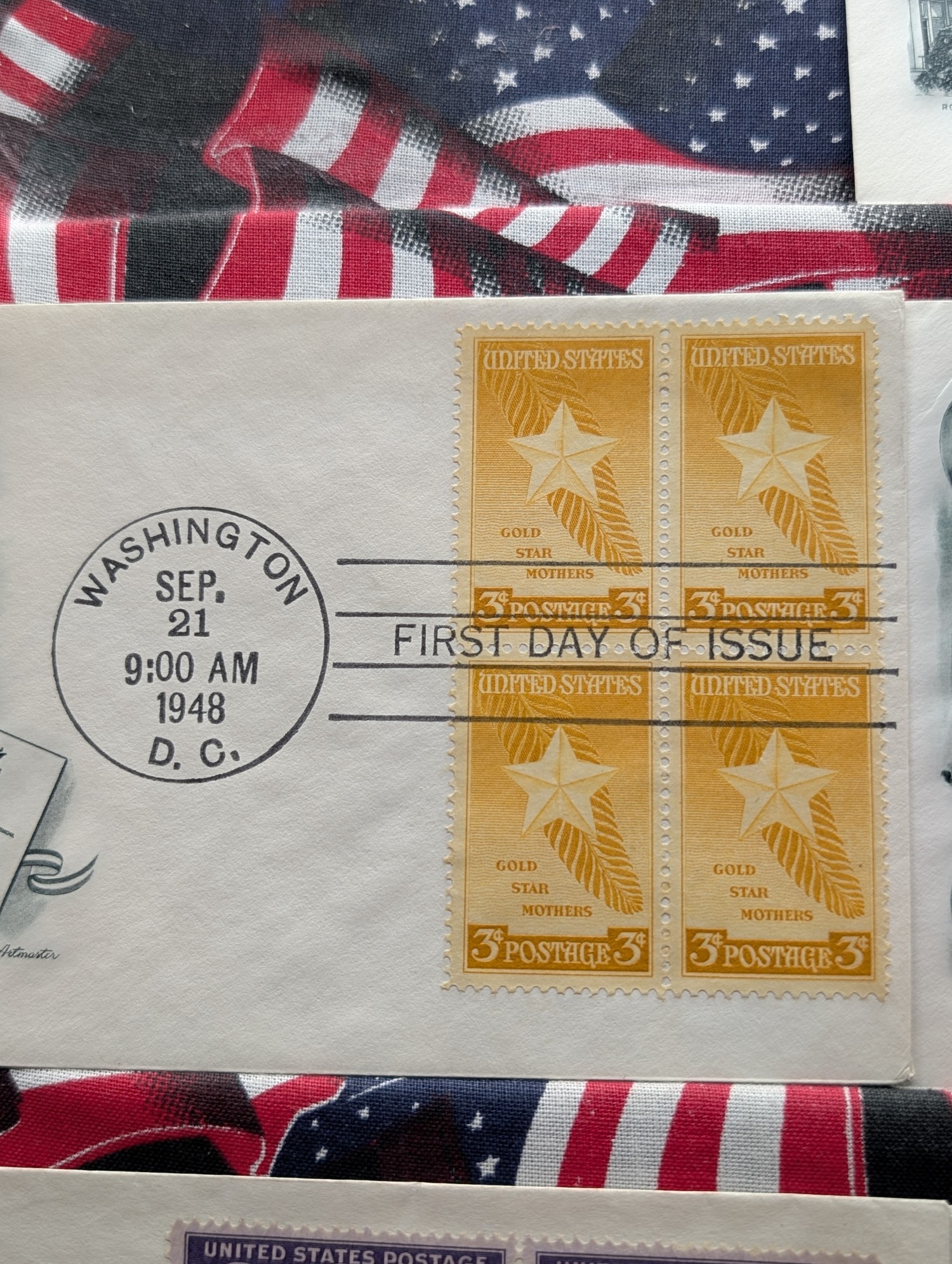 (10) Assorted U.S. Four Block First Day Issue Covers