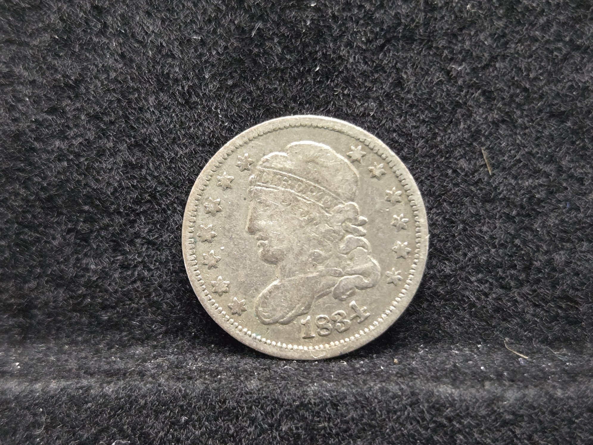 1834 Capped Bust Silver Half Dime
