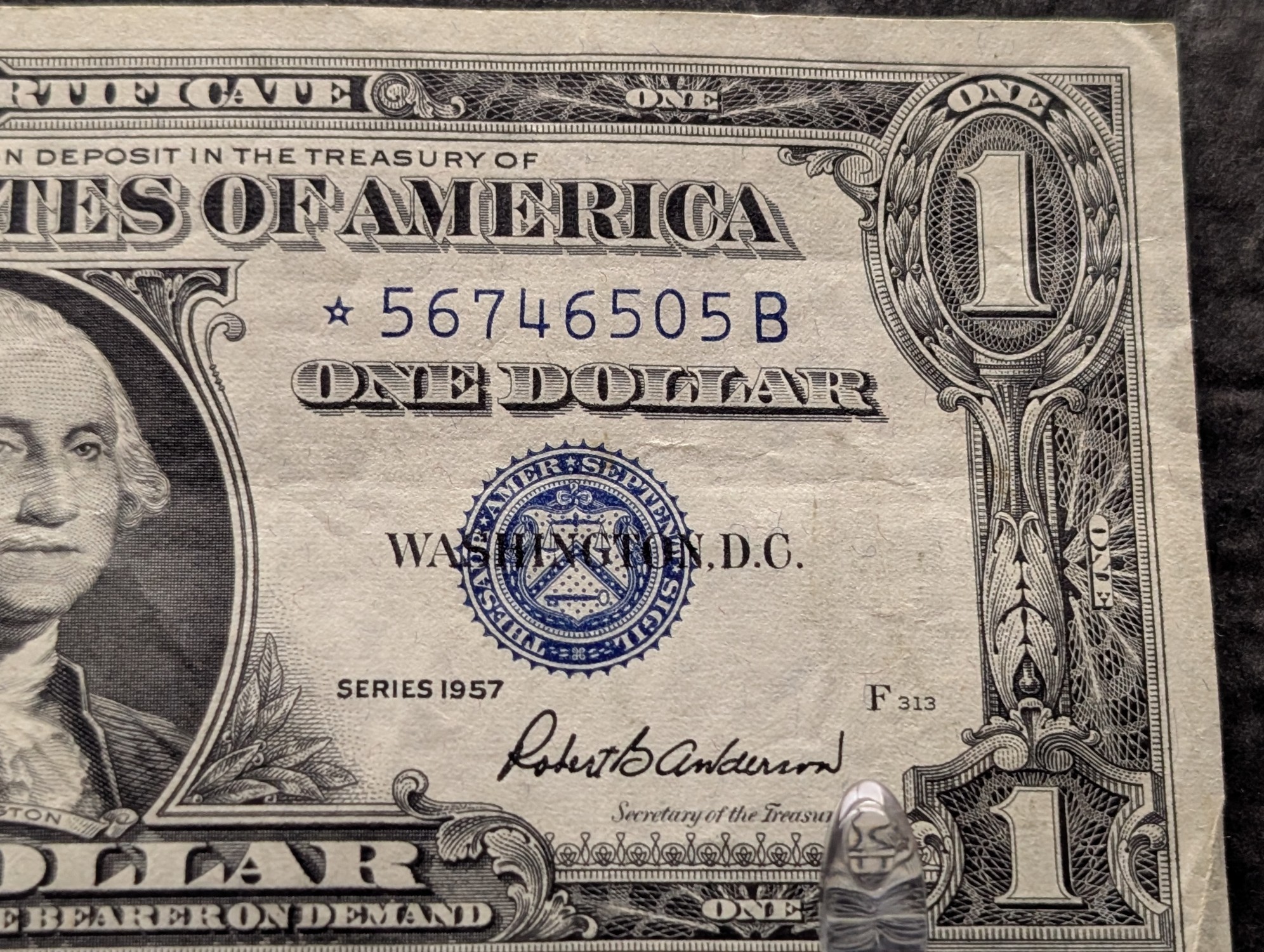 (3) 1957 Series U.S. $1 Silver Certificate Star Notes