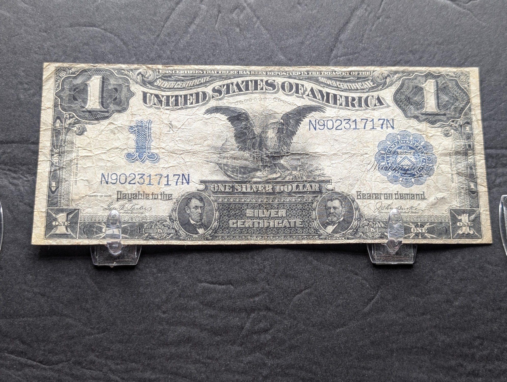 1899 Series U.S. Black Eagle $1 Silver Certificate