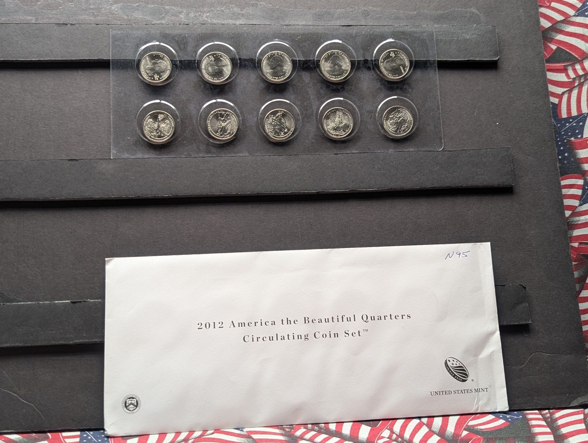 2012-P&D ATB Quarters Circulating Coin Set in OGP