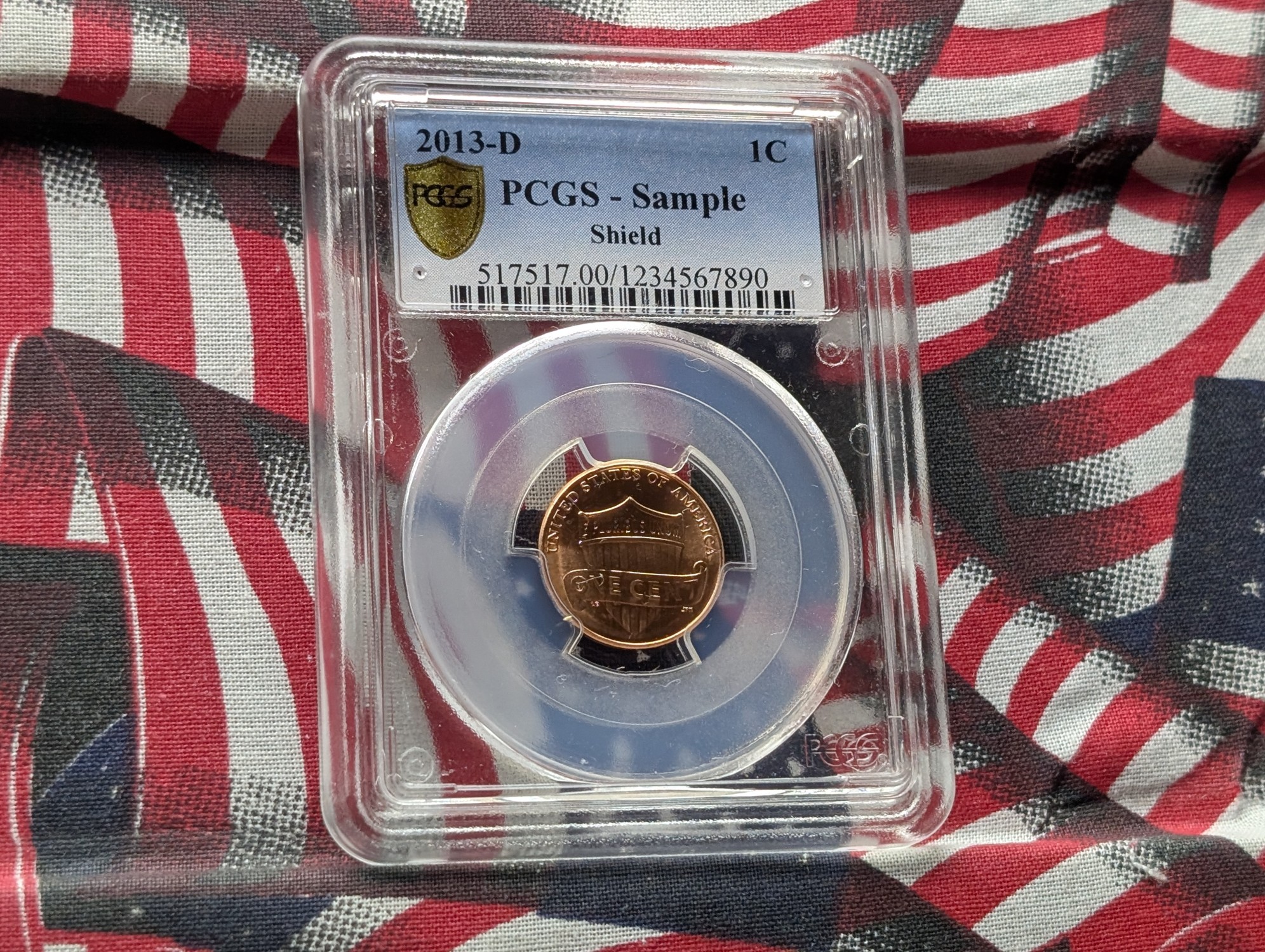 2013-D Lincoln Shield Cent PCGS Sample
