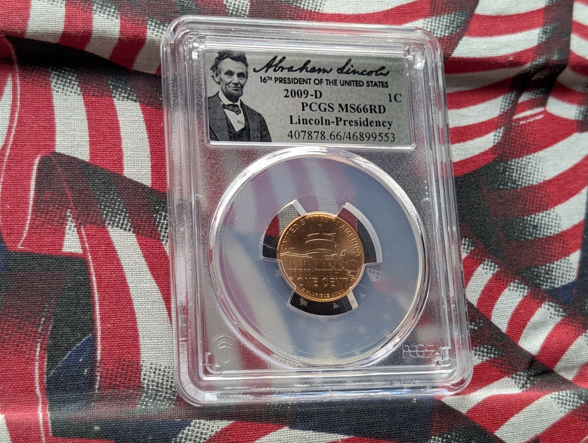 2009-D Lincoln Presidency Cent PCGS MS66 RD