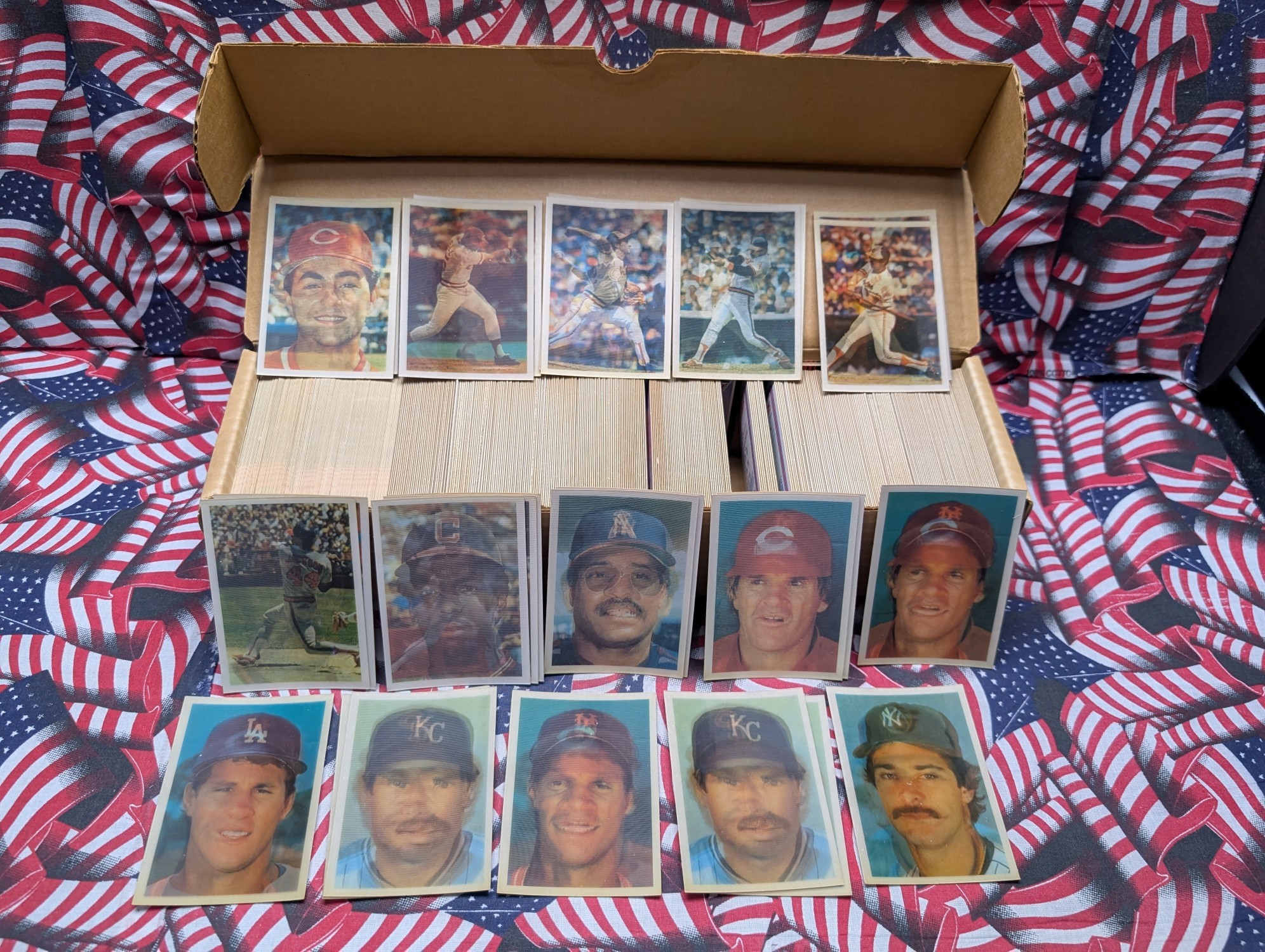 (800+) 1980's Sportsflics Lenticular & Donruss Baseball Cards - Varying Conditions