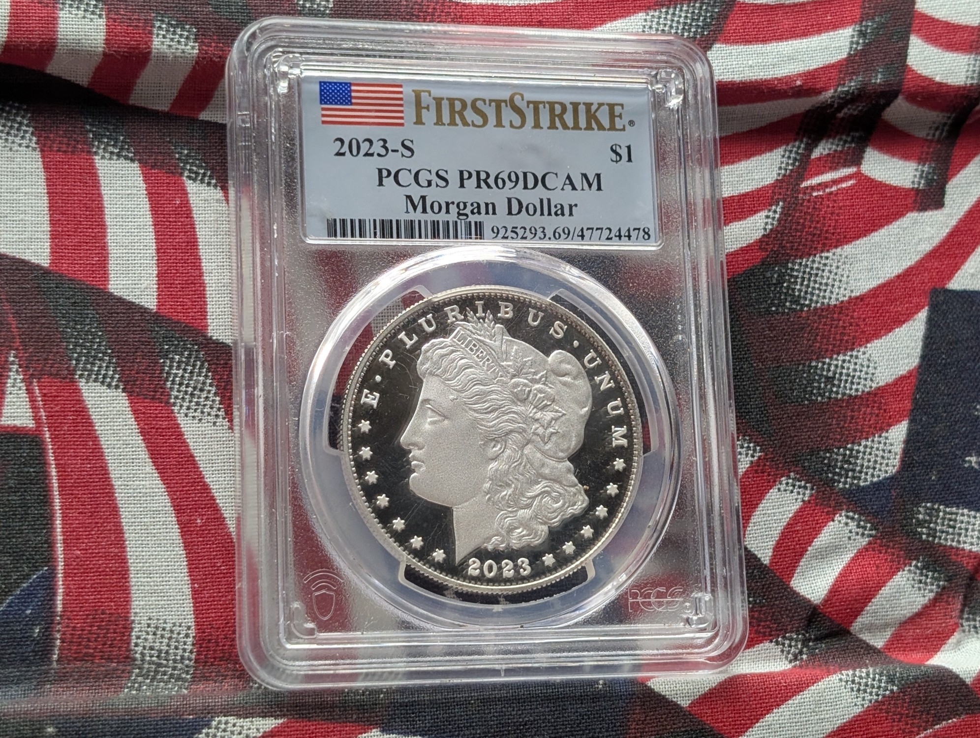 2023-S PROOF Morgan 90% Silver Dollar PCGS PR69 DCAM - First Strike
