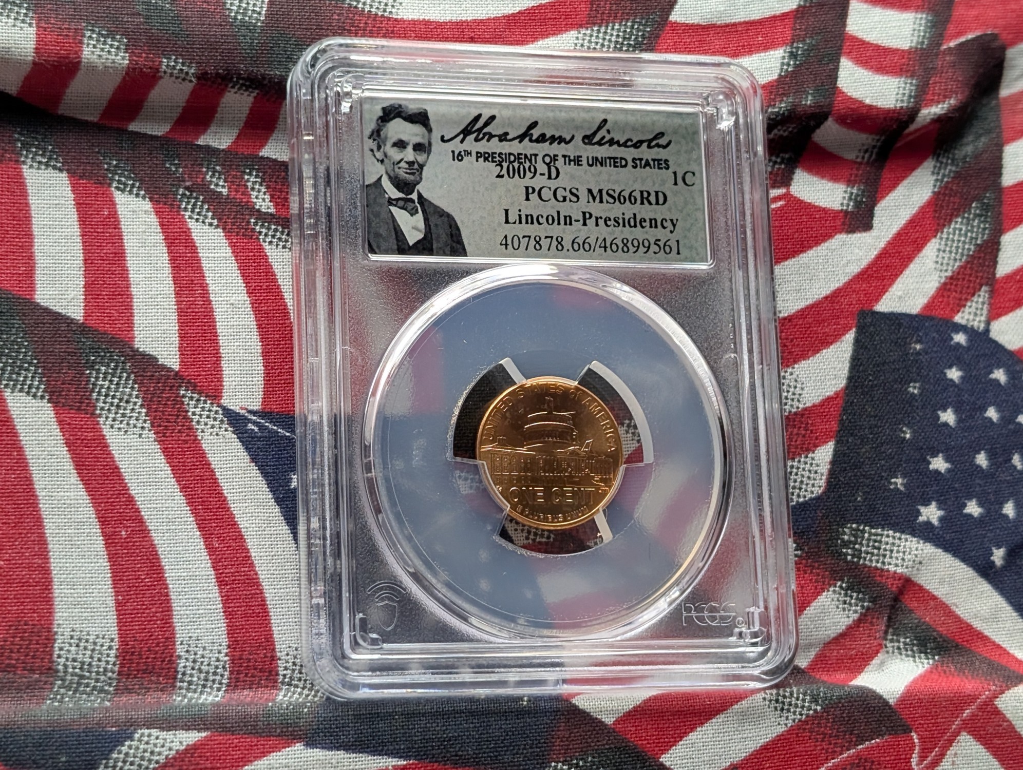 2009-D Lincoln Presidency Cent PCGS MS66 RD